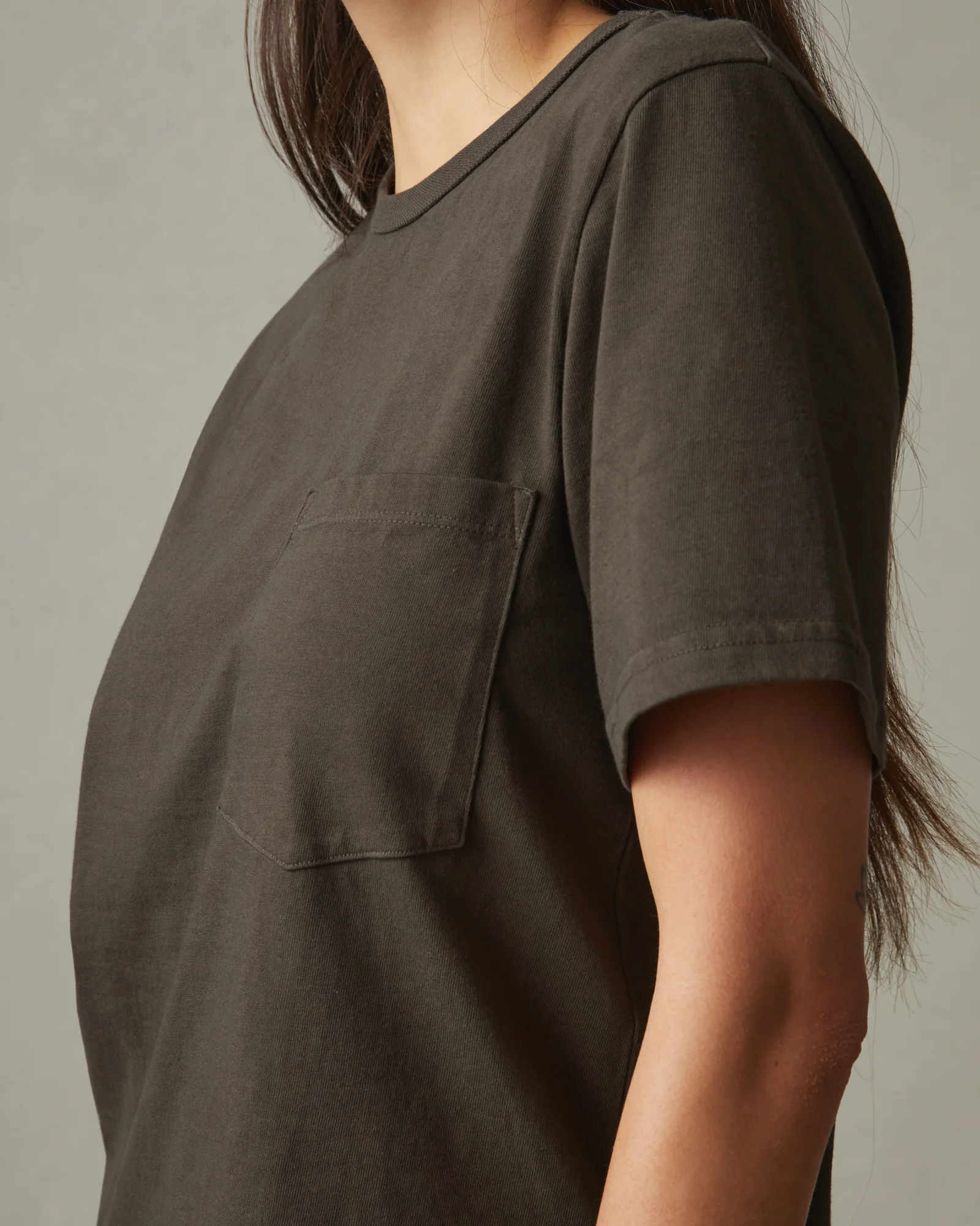Women's Heavyweight Boyfriend Tee - Oak - Image 4