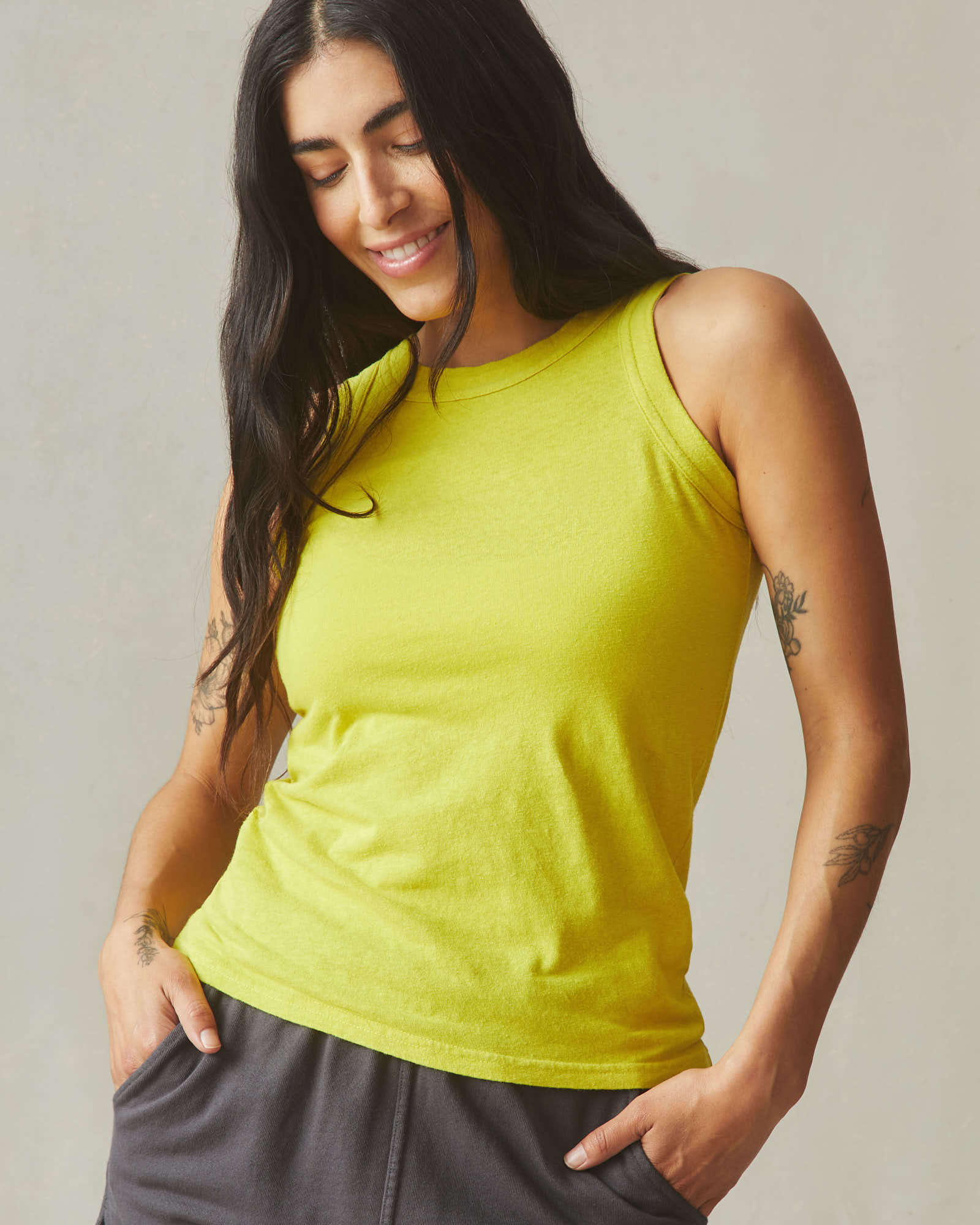 Women's Hemp Tank - Snake Eye - Image 3
