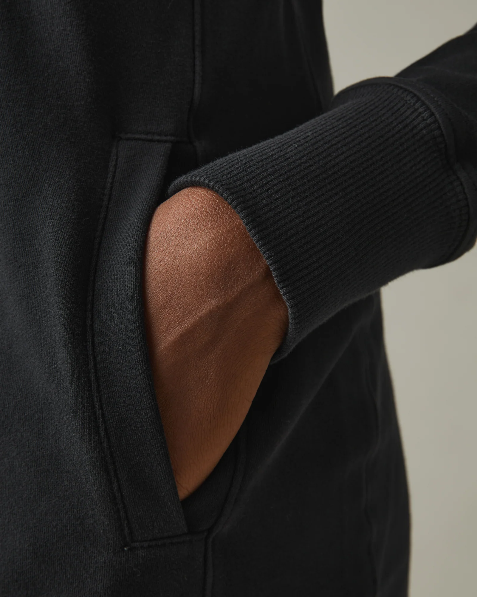 Women's Hoodie Dress - Black - Image 6