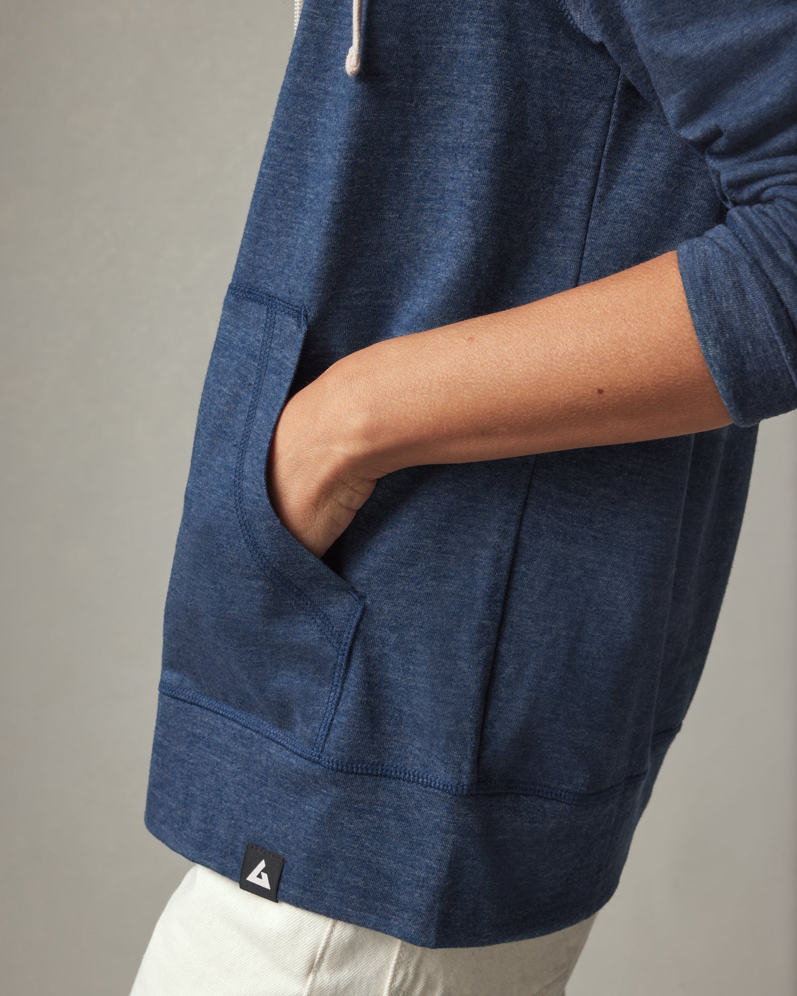 Women's Lightweight Full Zip - Atlantic Blue Heather - Image 4