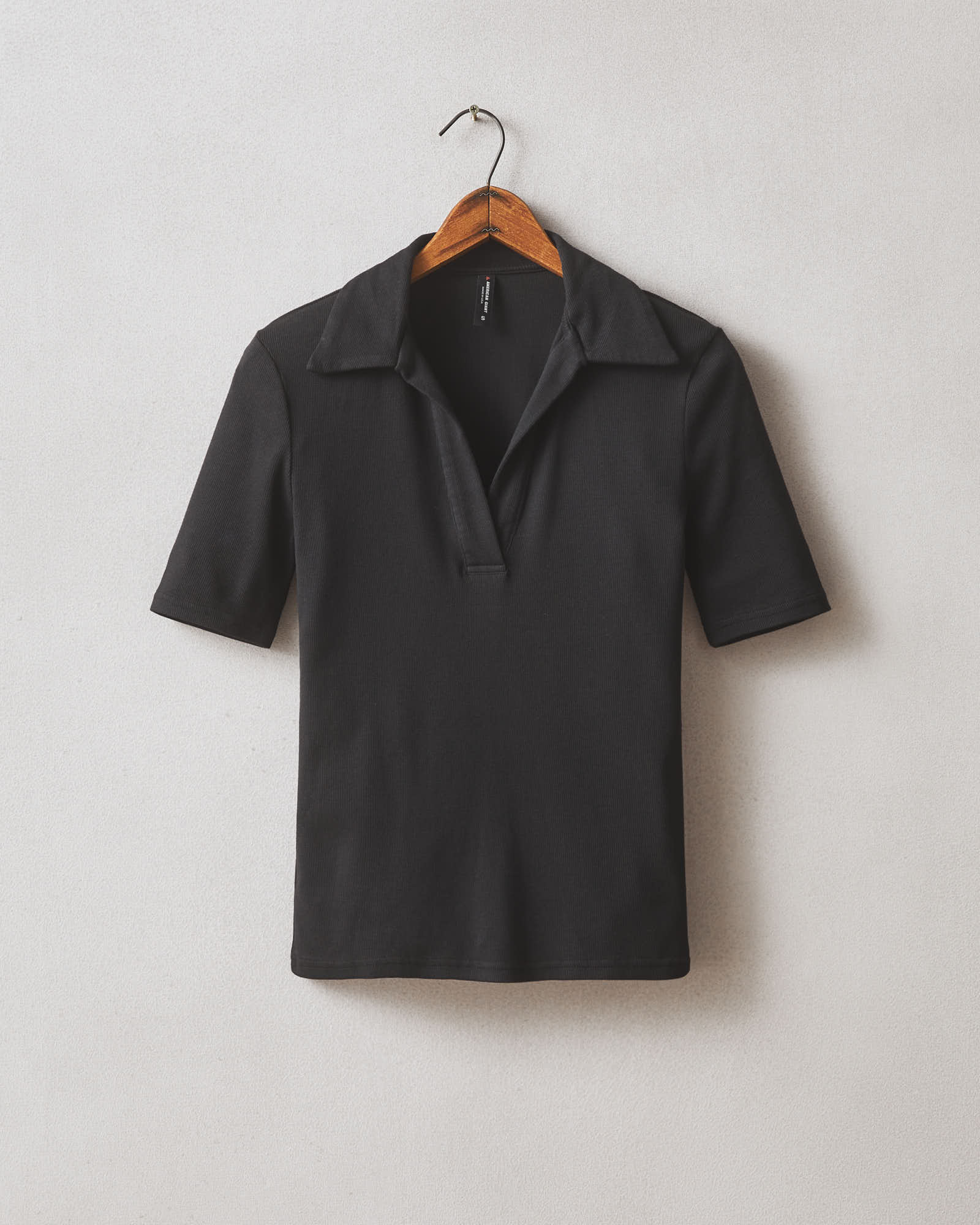 Women's Luxe Rib Popover - Black - Image 2