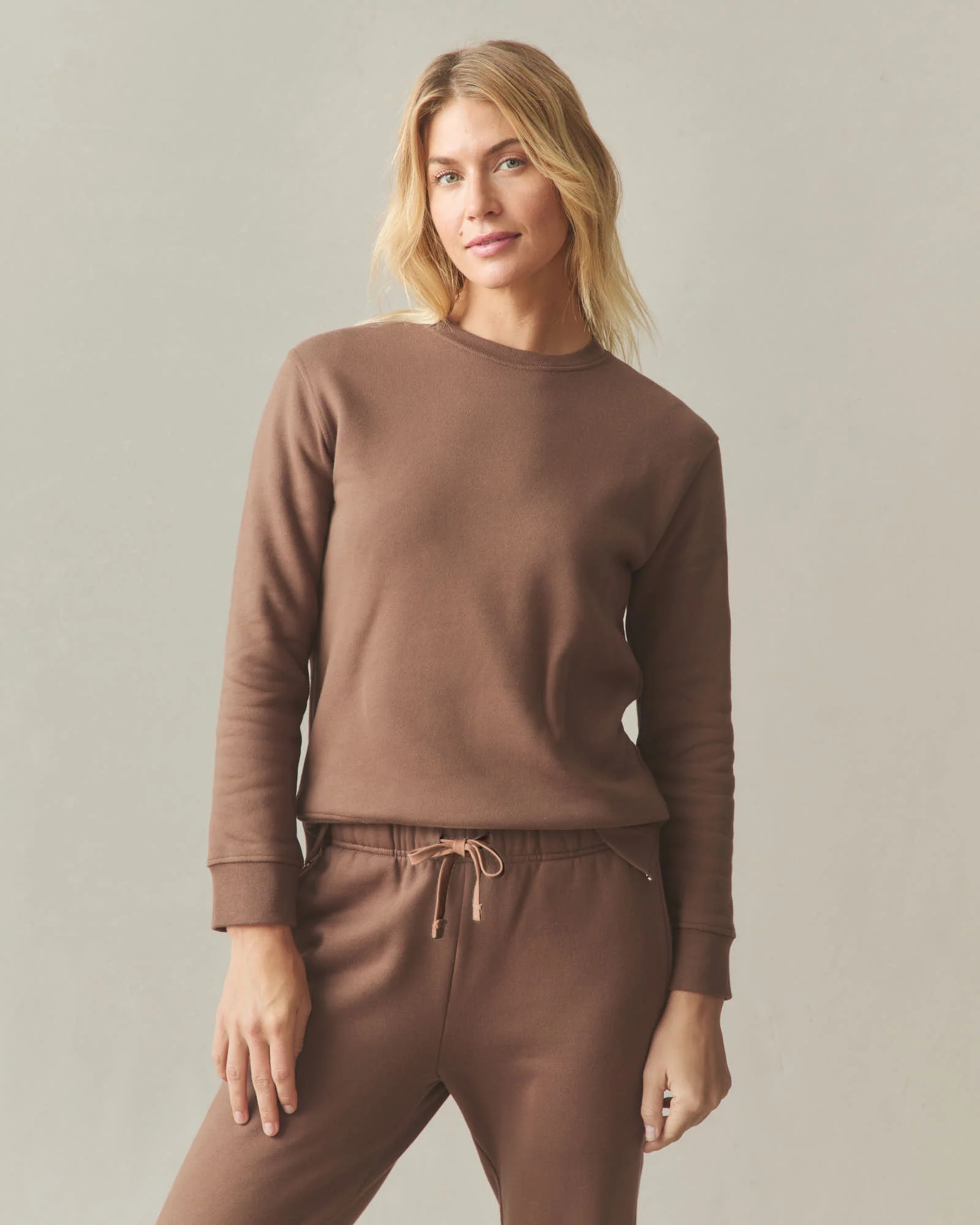 Women's Midweight Crewneck - Soft Silt - Image 2