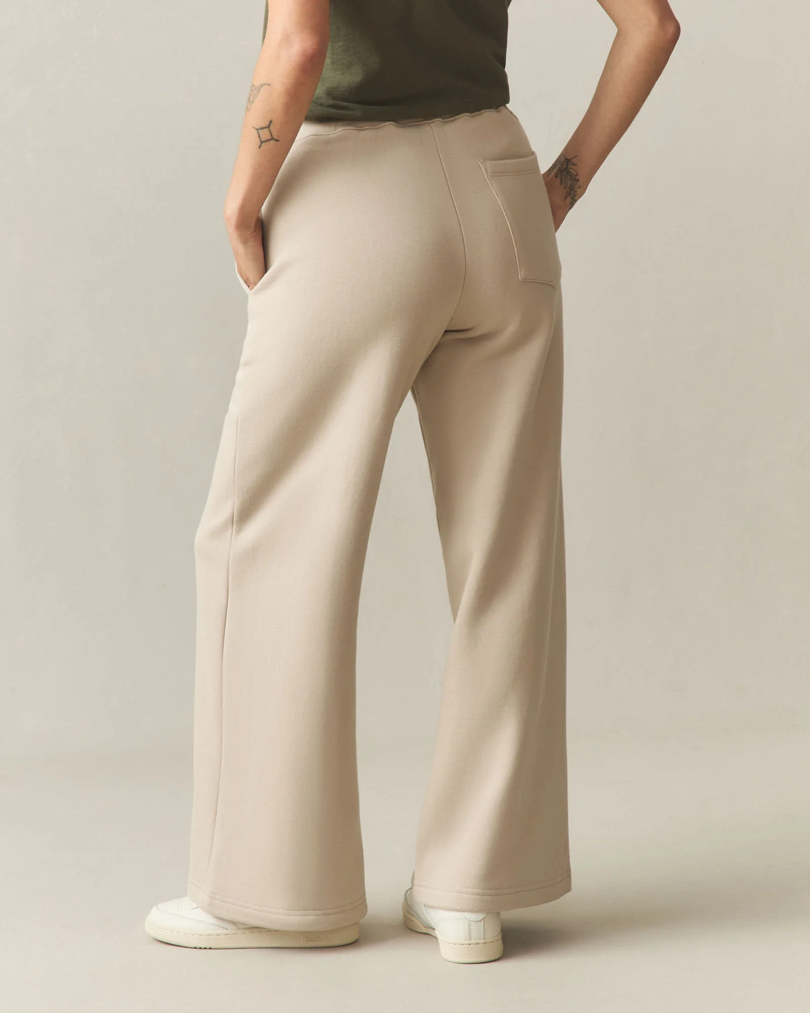Women's Pintuck Flare Pant - Cobblestone - Image 4