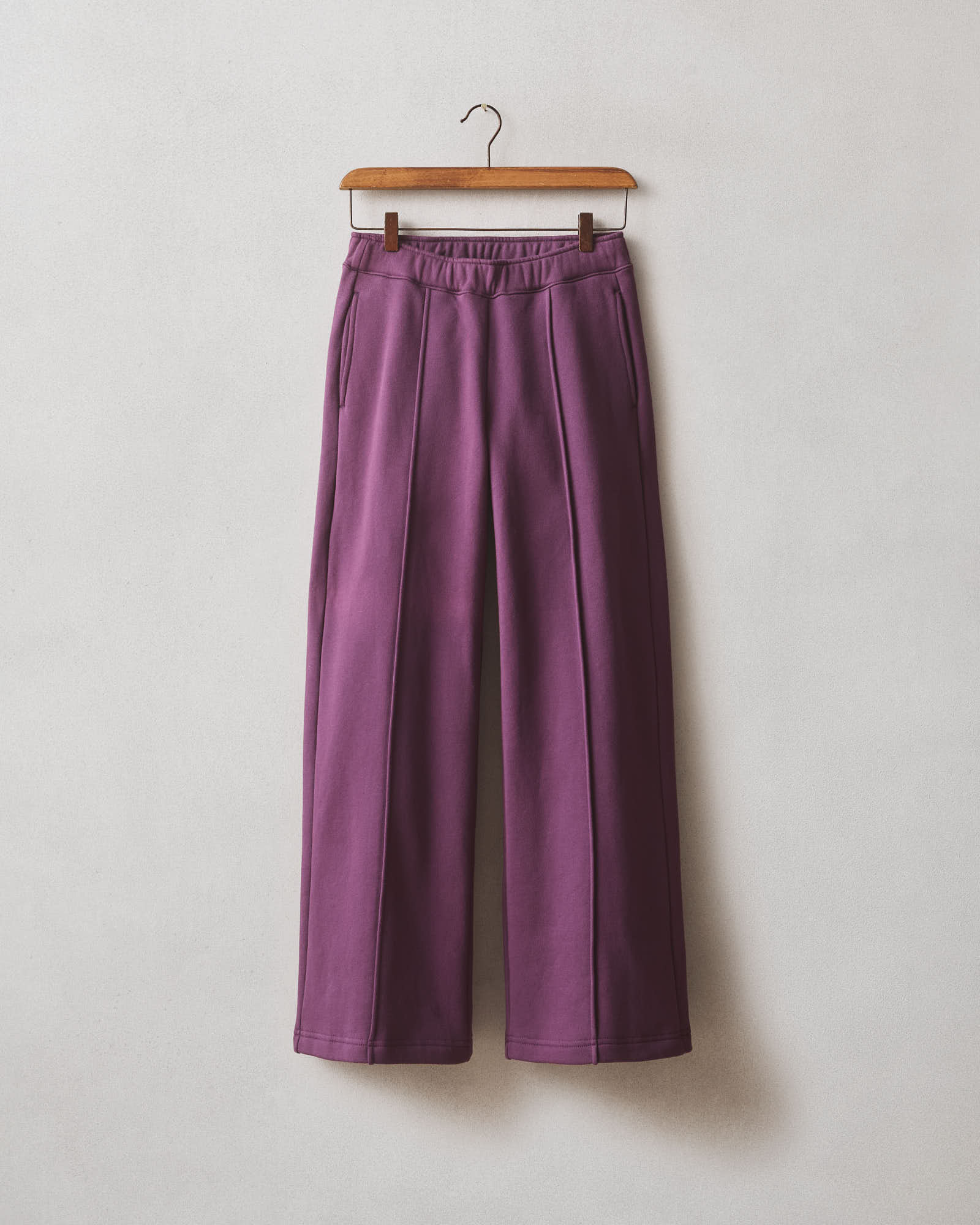 Women's Pintuck Flare Pant - Italian Plum - Image 6