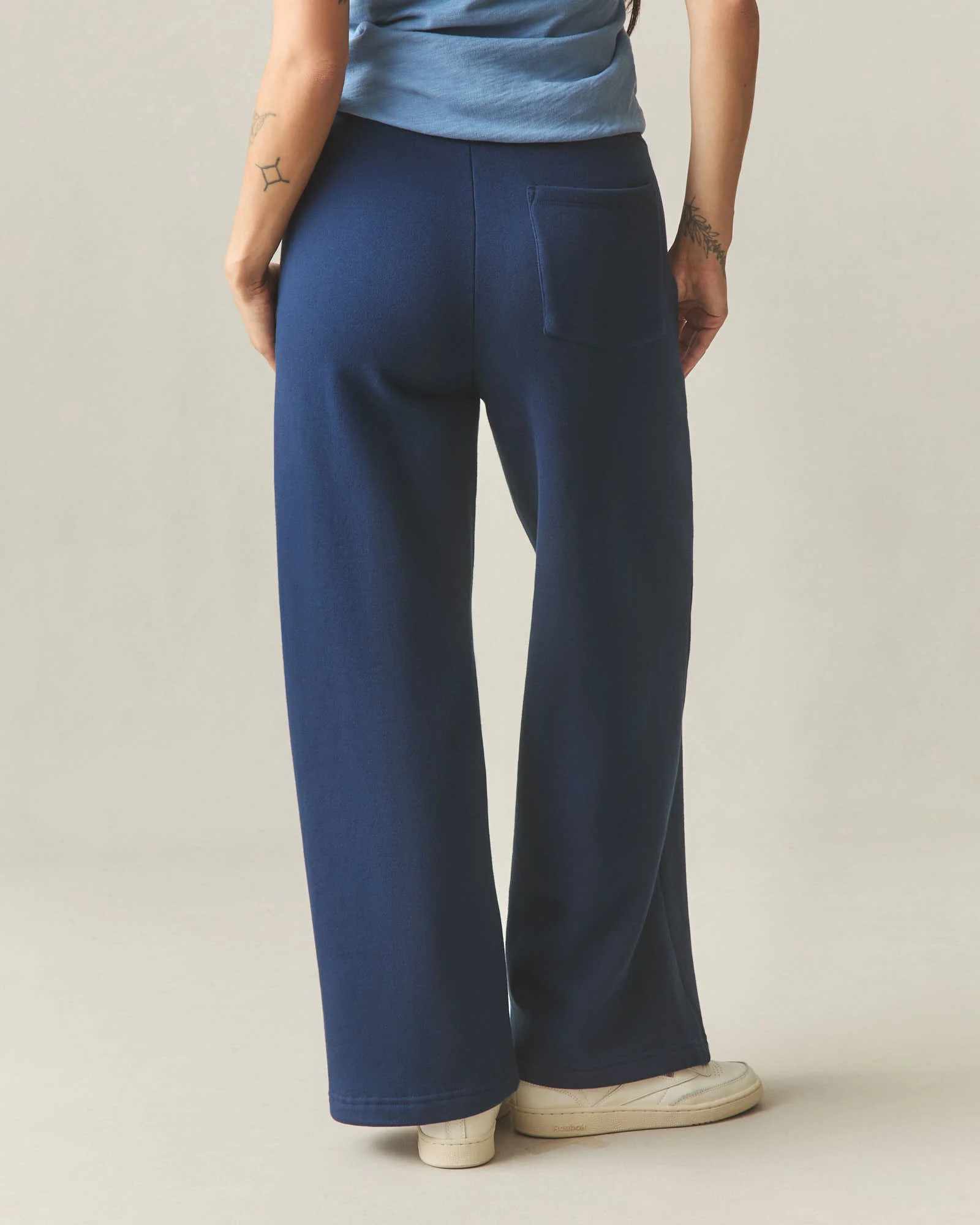 Women's Pintuck Flare Pant - Pageant Blue - Image 3