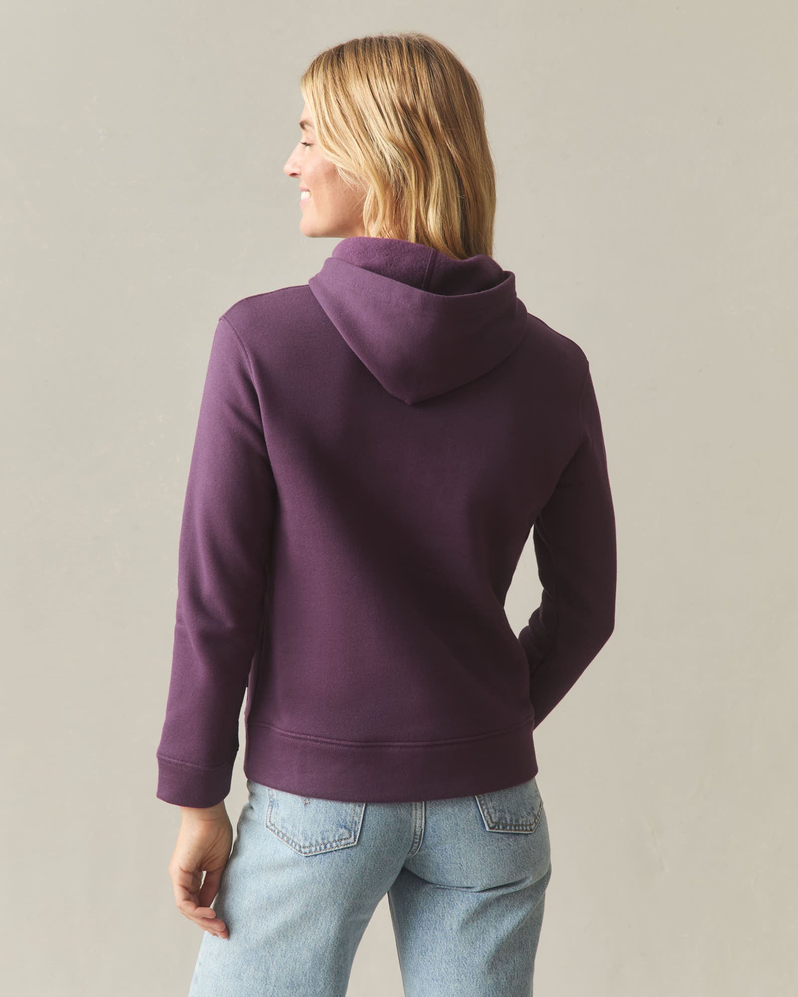 Women's Midweight Pullover - Blackberry Wine - Image 4