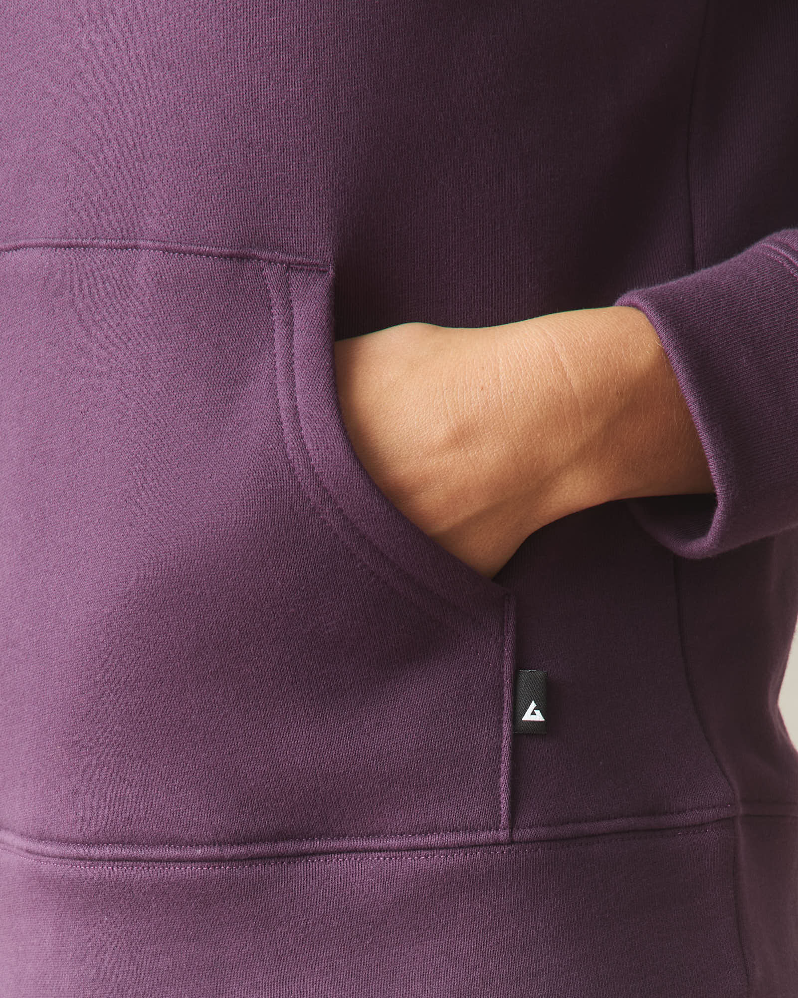 Women's Midweight Pullover - Blackberry Wine - Image 6