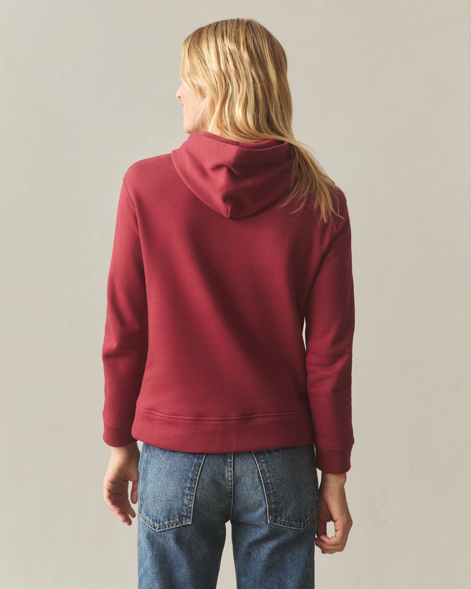 Women's Midweight Pullover - Sundried Tomato - Image 3