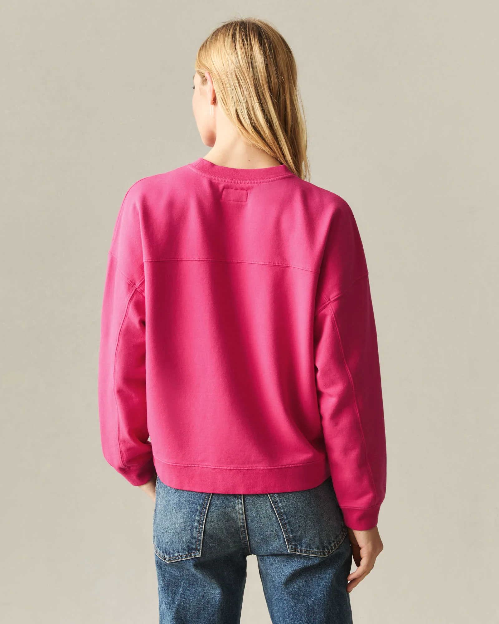 Women's Modal Fleece Crew - Love Potion - Image 4