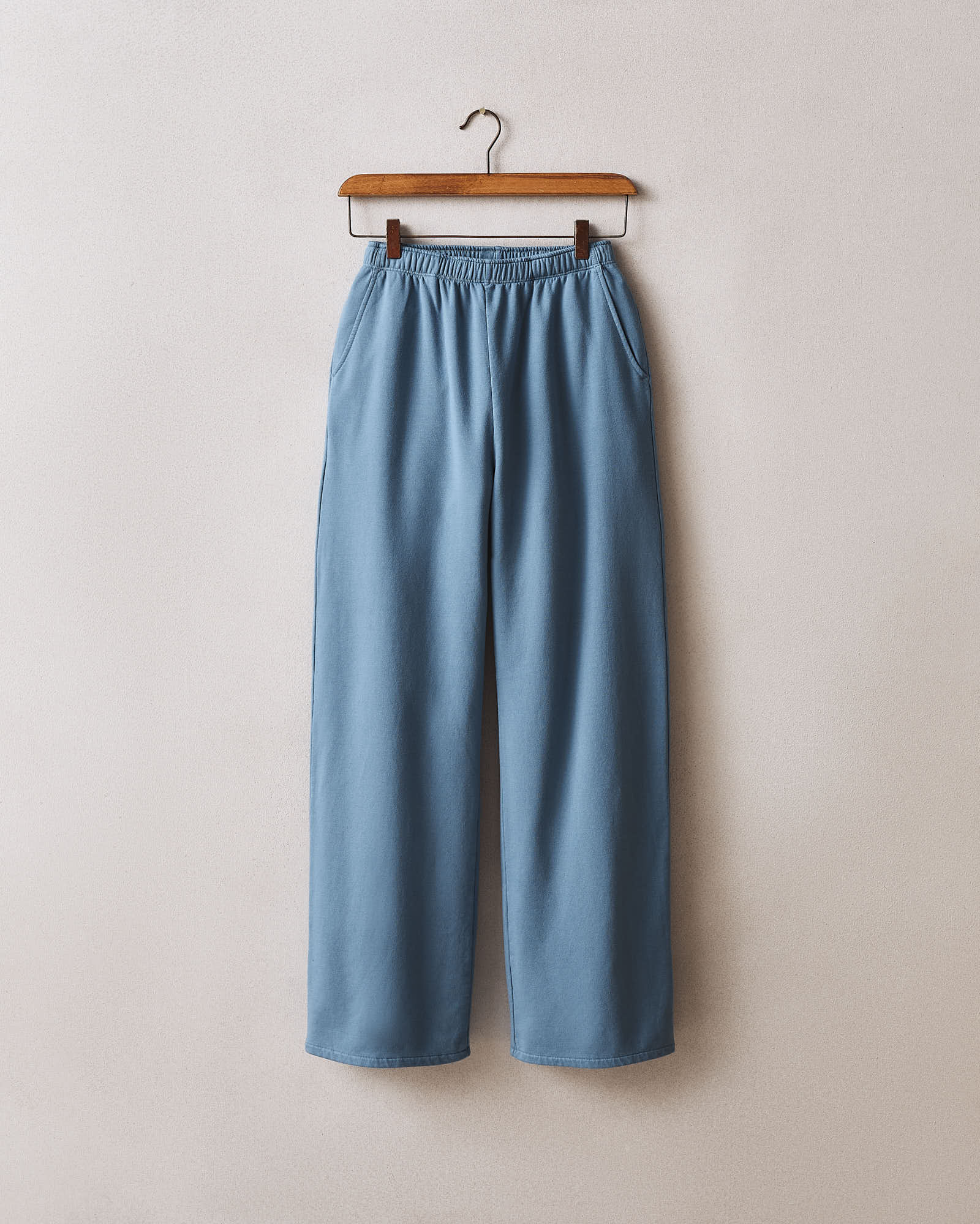 Women's Modal Fleece Straight Pant - Bluefin - Image 7