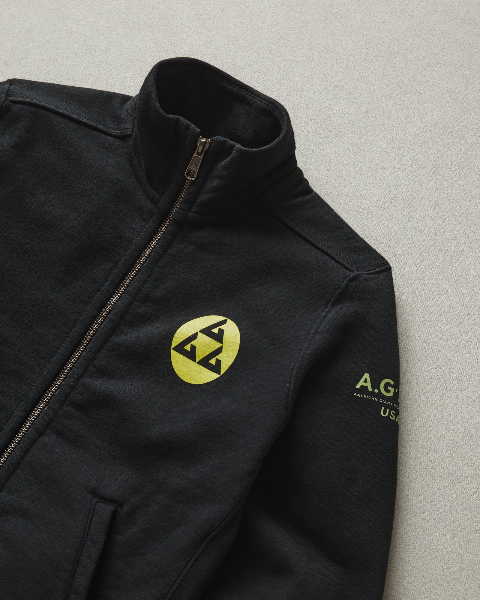 AGPC: Women's Moto Full Zip - Black - Image 2