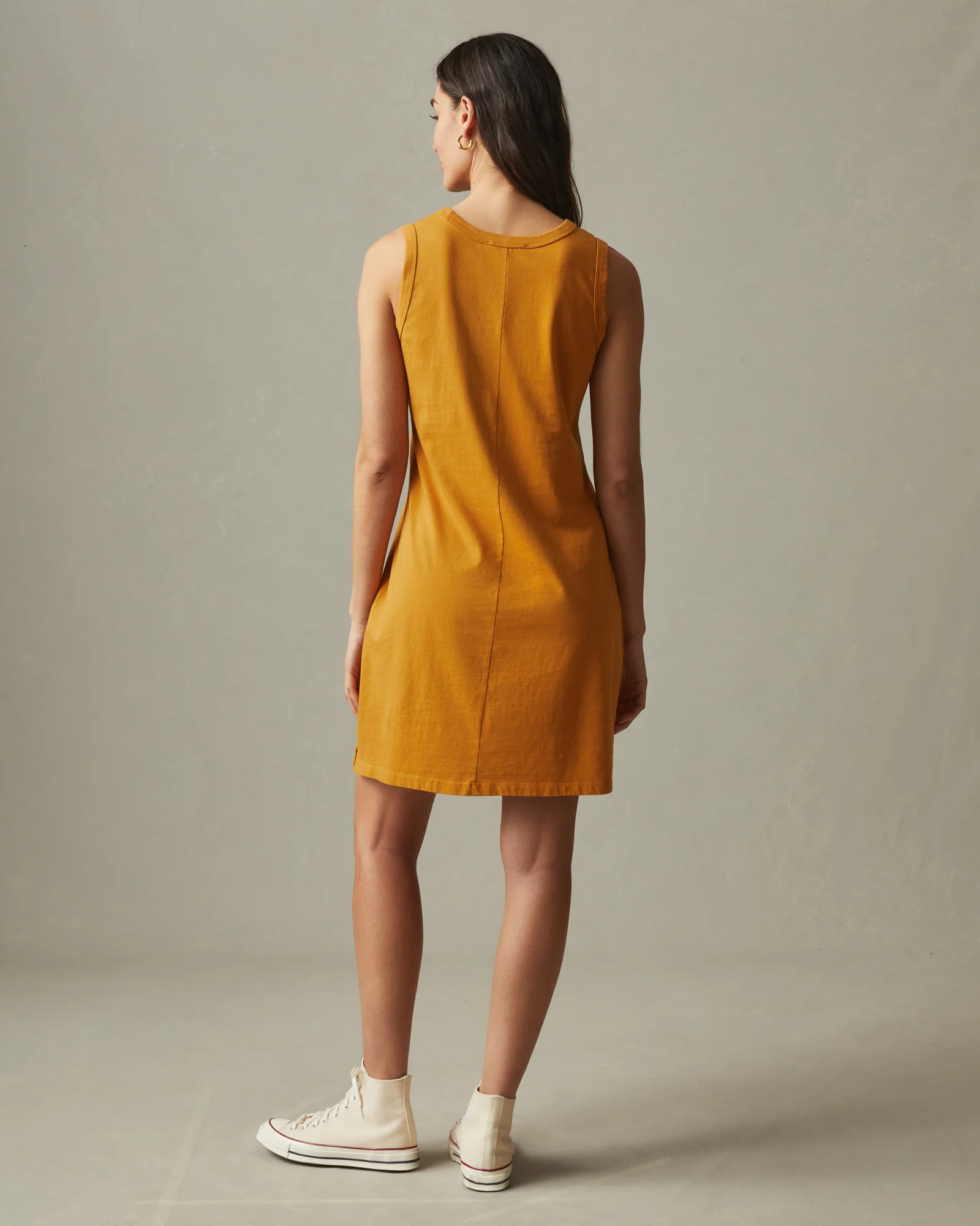 Women's Muscle Tee Dress - Inca Gold - Image 2