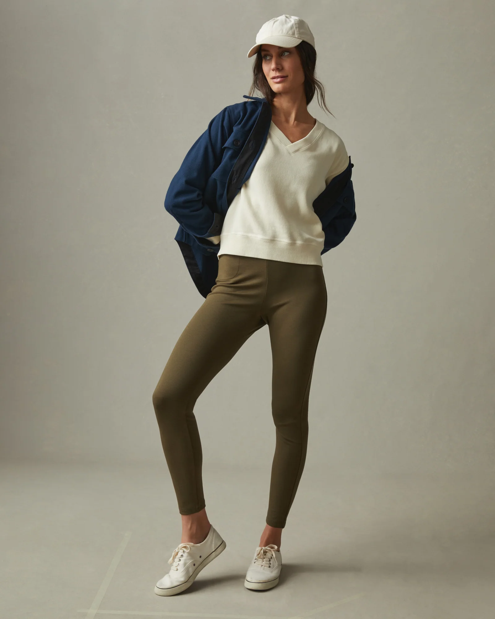 Ponte Slim Pant High Rise - Beech - Image 5