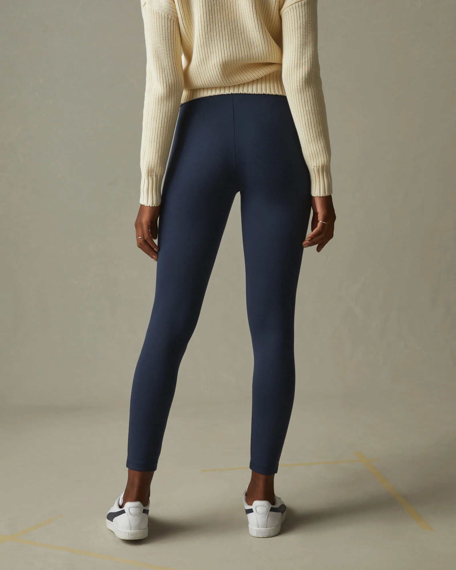 Ponte Slim Pant High Rise - Heritage Navy - Image 3