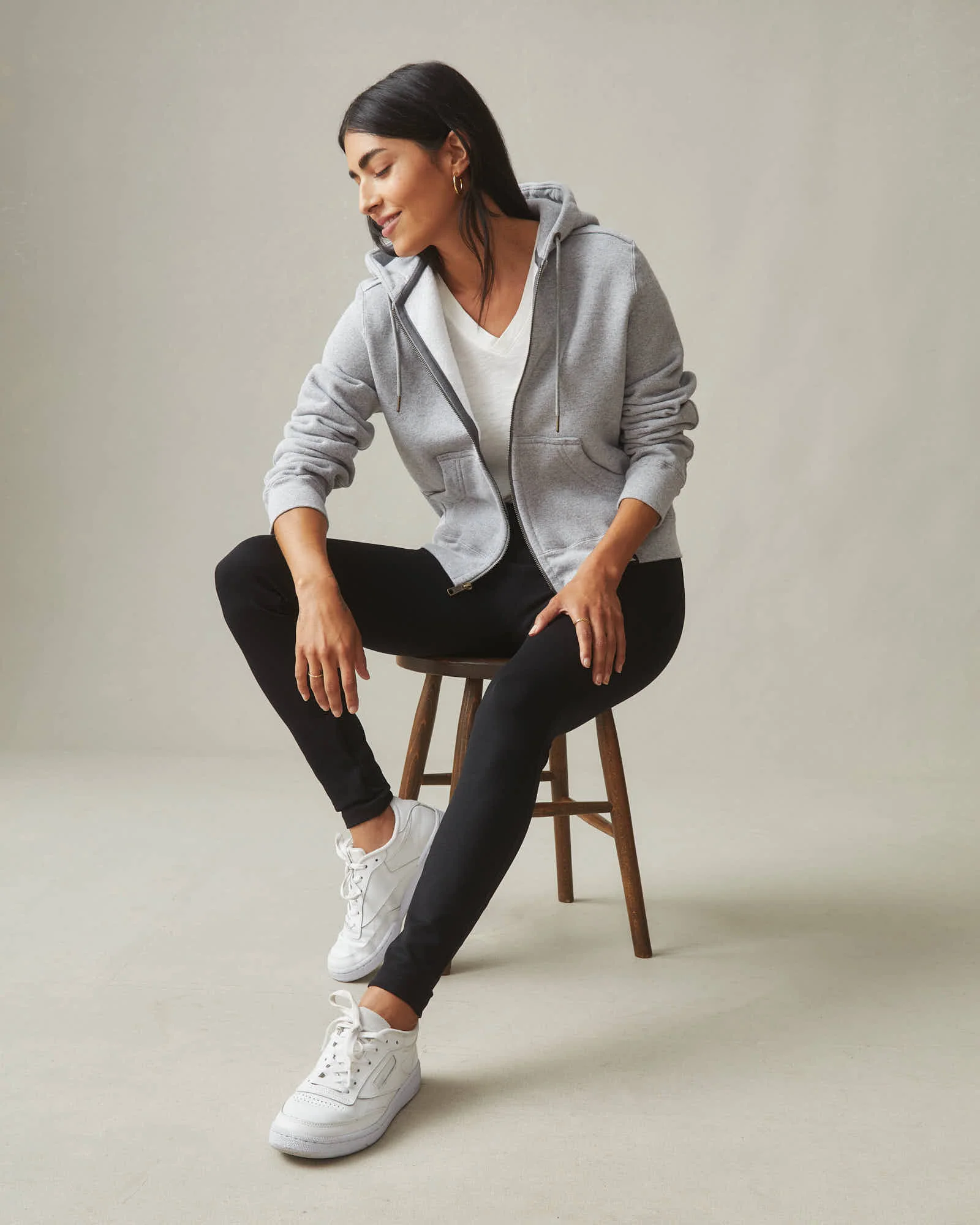 Ponte Slim Pant - Super Black - Image 5
