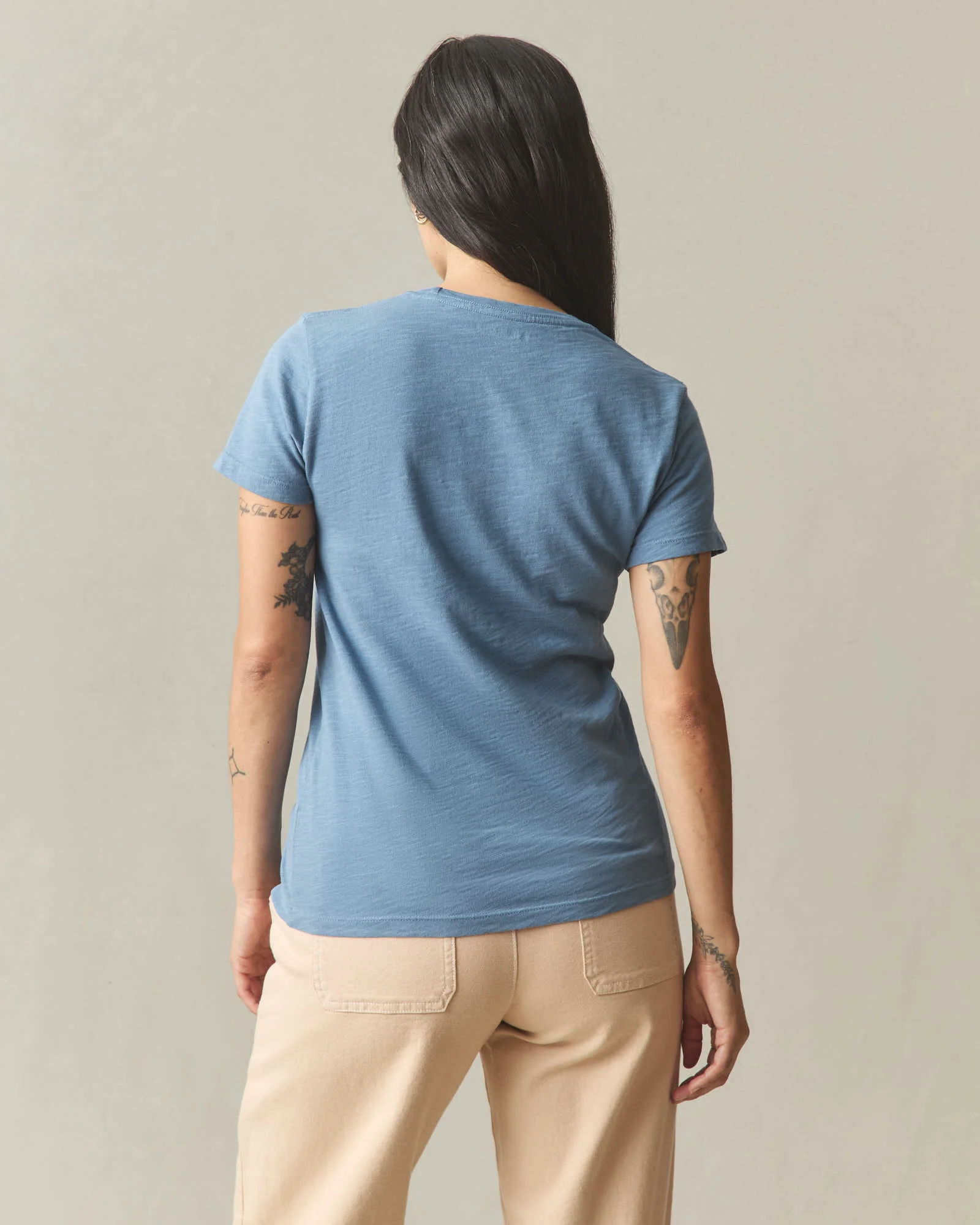 Women's Premium Slub Crew Tee - Mountain Spring - Image 3