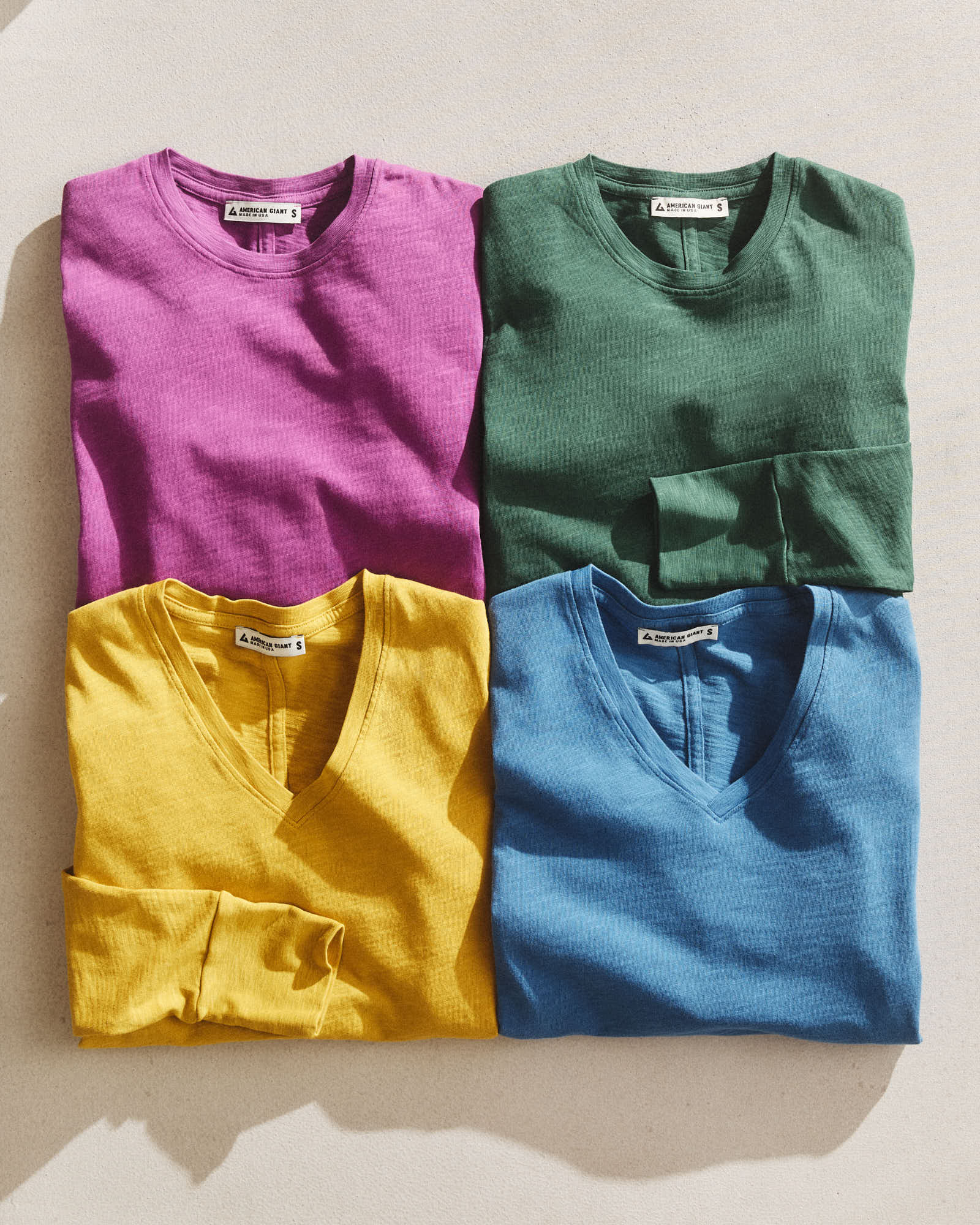 Women's Premium Slub V-Neck Tee Long Sleeve - Bright Cobalt - Image 5