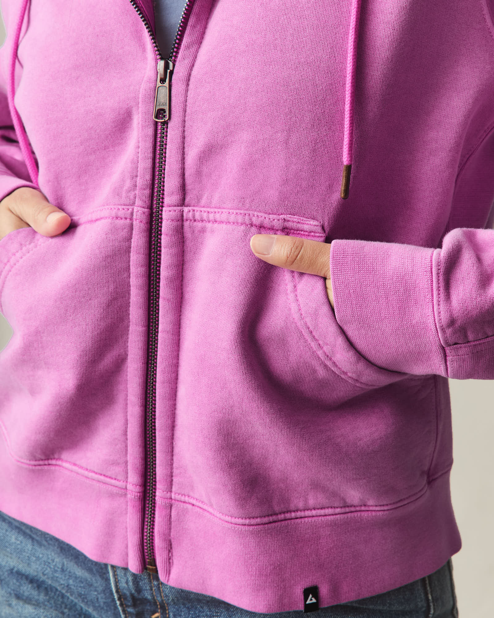 Women's Relaxed Classic Full Zip - Beauty Berry - Image 5