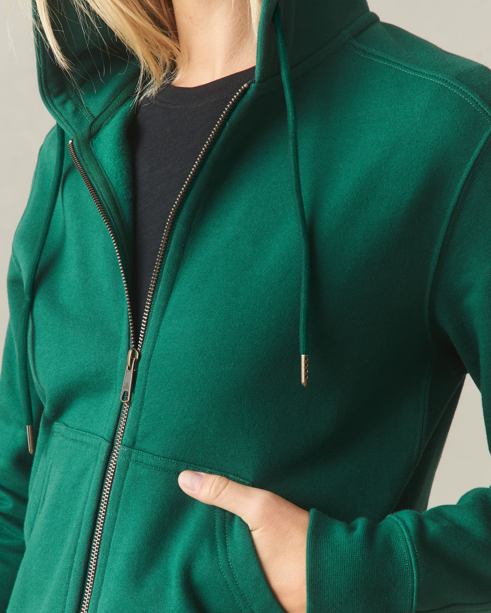 Women's Relaxed Classic Full Zip - Botanical Garden - Image 4