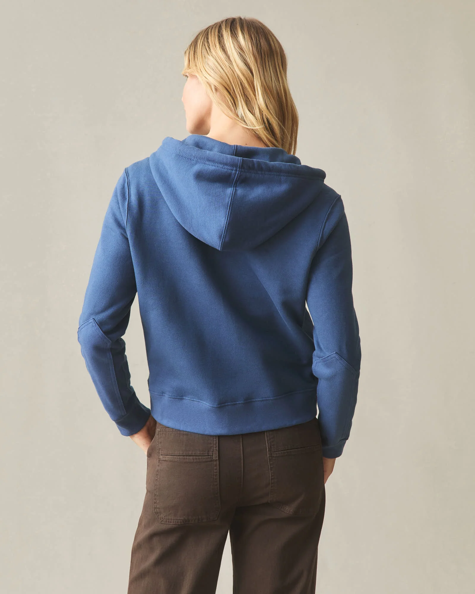 Women's Relaxed Classic Full Zip - Marine Navy - Image 4