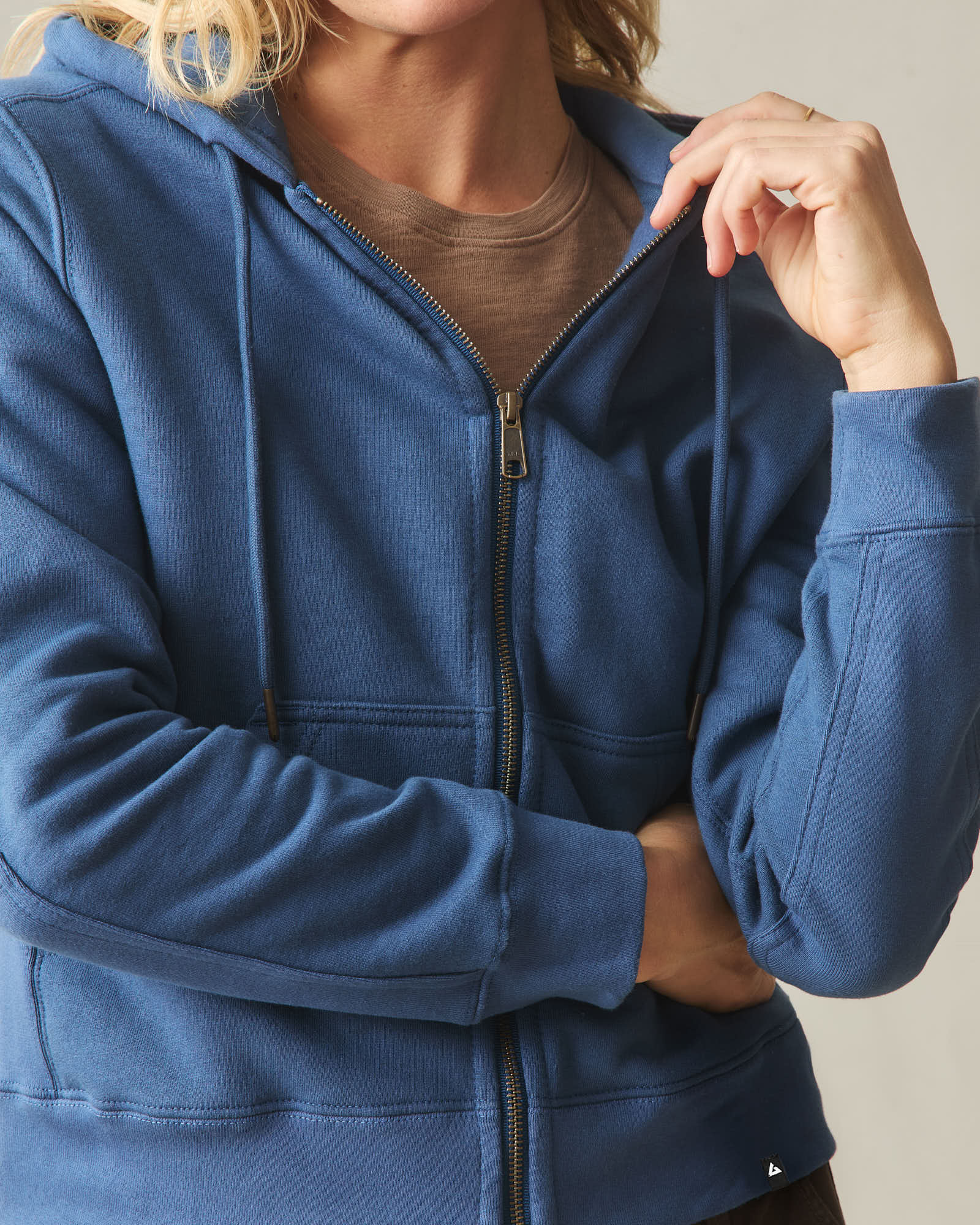 Women's Relaxed Classic Full Zip - Marine Navy - Image 5