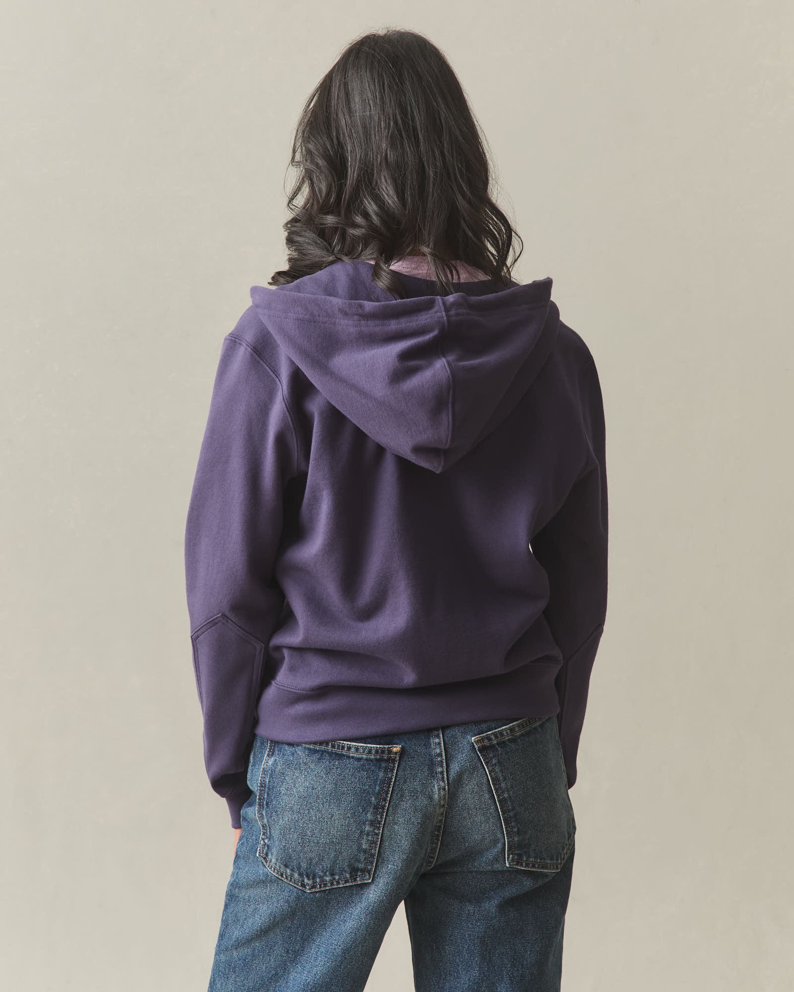 Women's Relaxed Classic Full Zip - Purple Velvet - Image 4