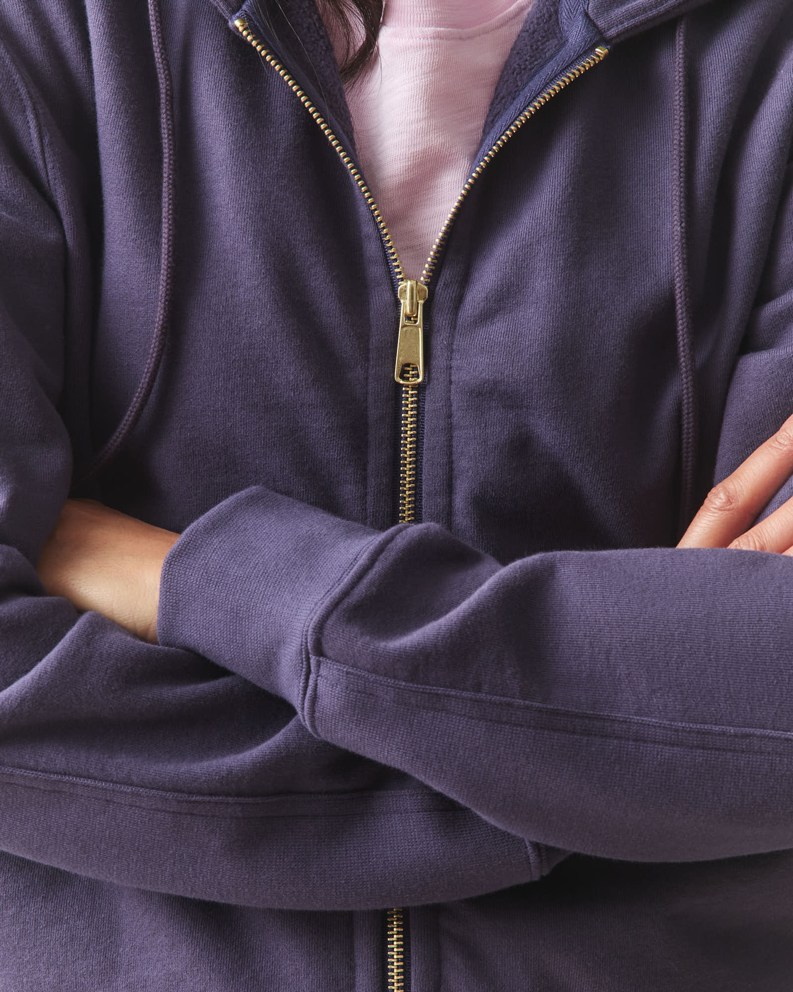 Women's Relaxed Classic Full Zip - Purple Velvet - Image 5