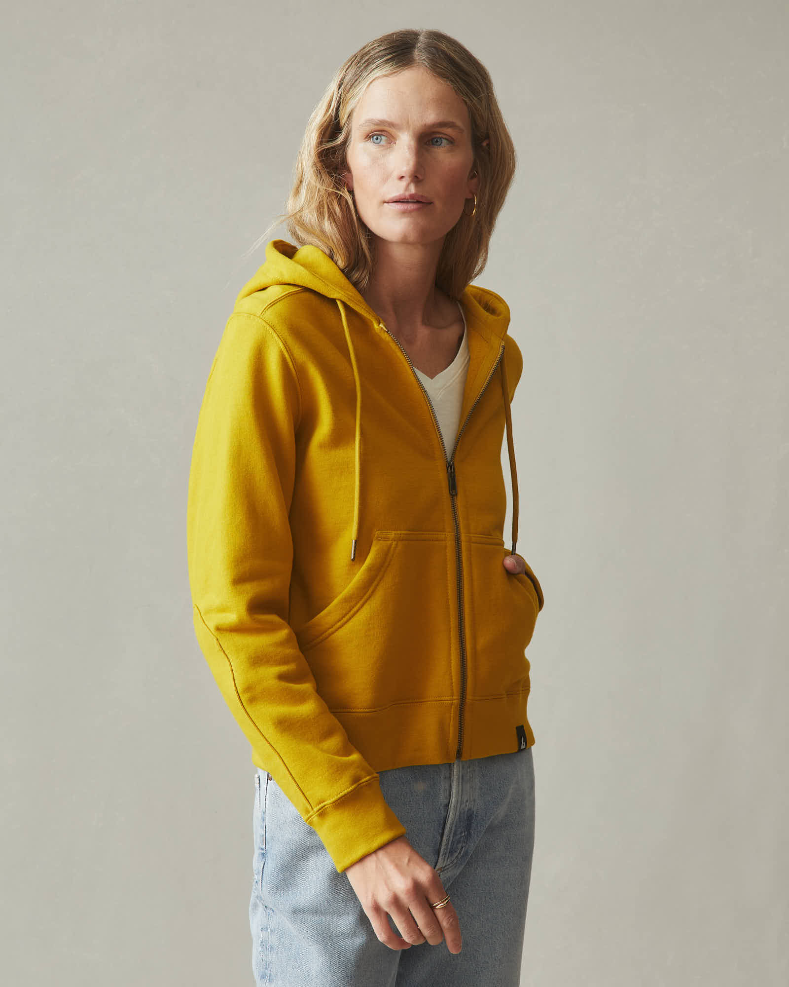 Women's Relaxed Classic Full Zip - Golden Palm - Image 4