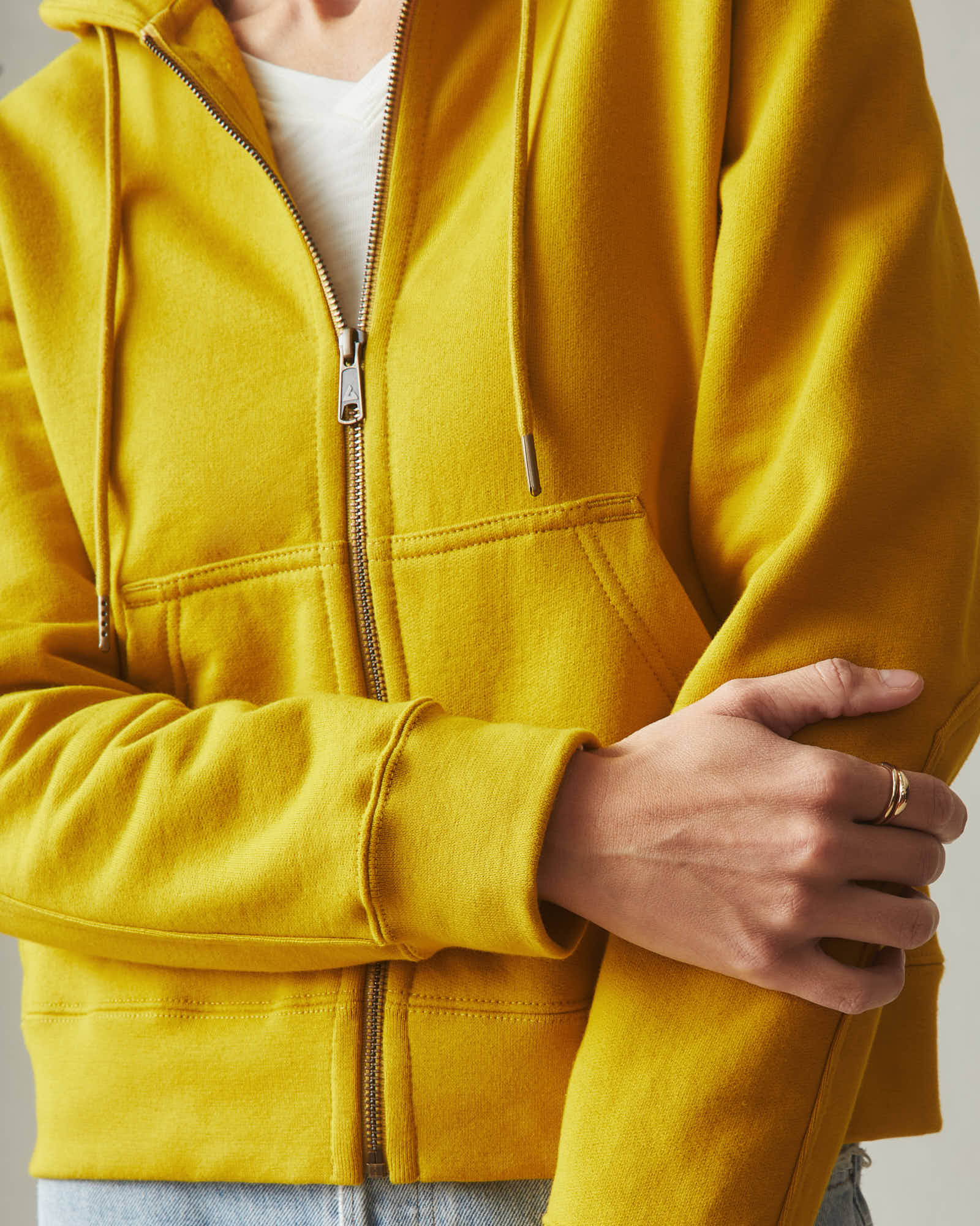 Women's Relaxed Classic Full Zip - Golden Palm - Image 5