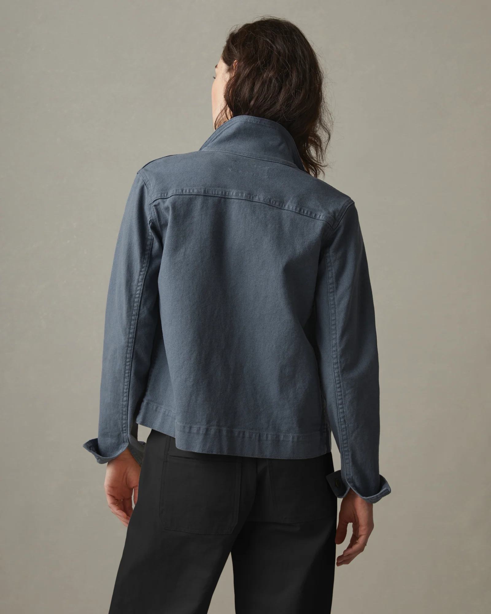 Women's Roughneck Chore Jacket - Vintage Indigo - Image 3