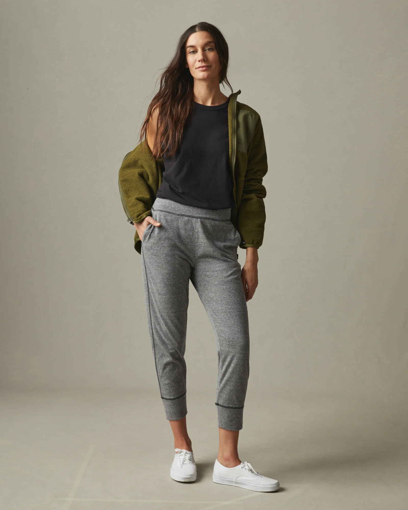 Women's Saturday Pant - Grey Ink Heather - Image 4