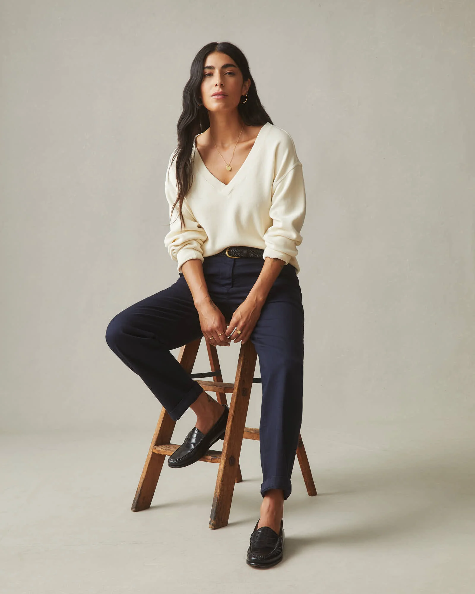 Women's Sawbuck Chino - Dress Navy - Image 5