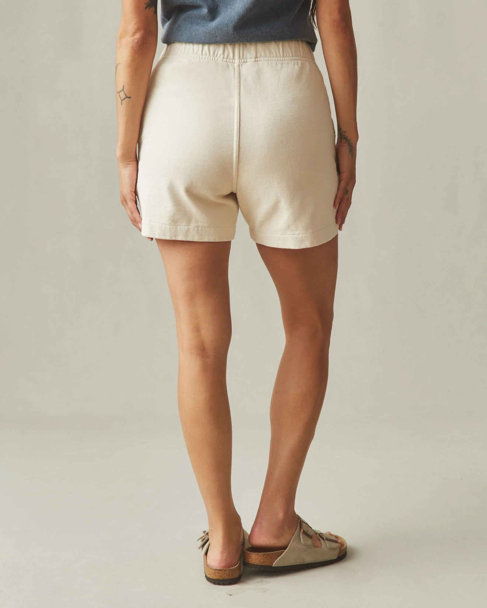 Women's Side Slit French Terry Short - Cotton - Image 3