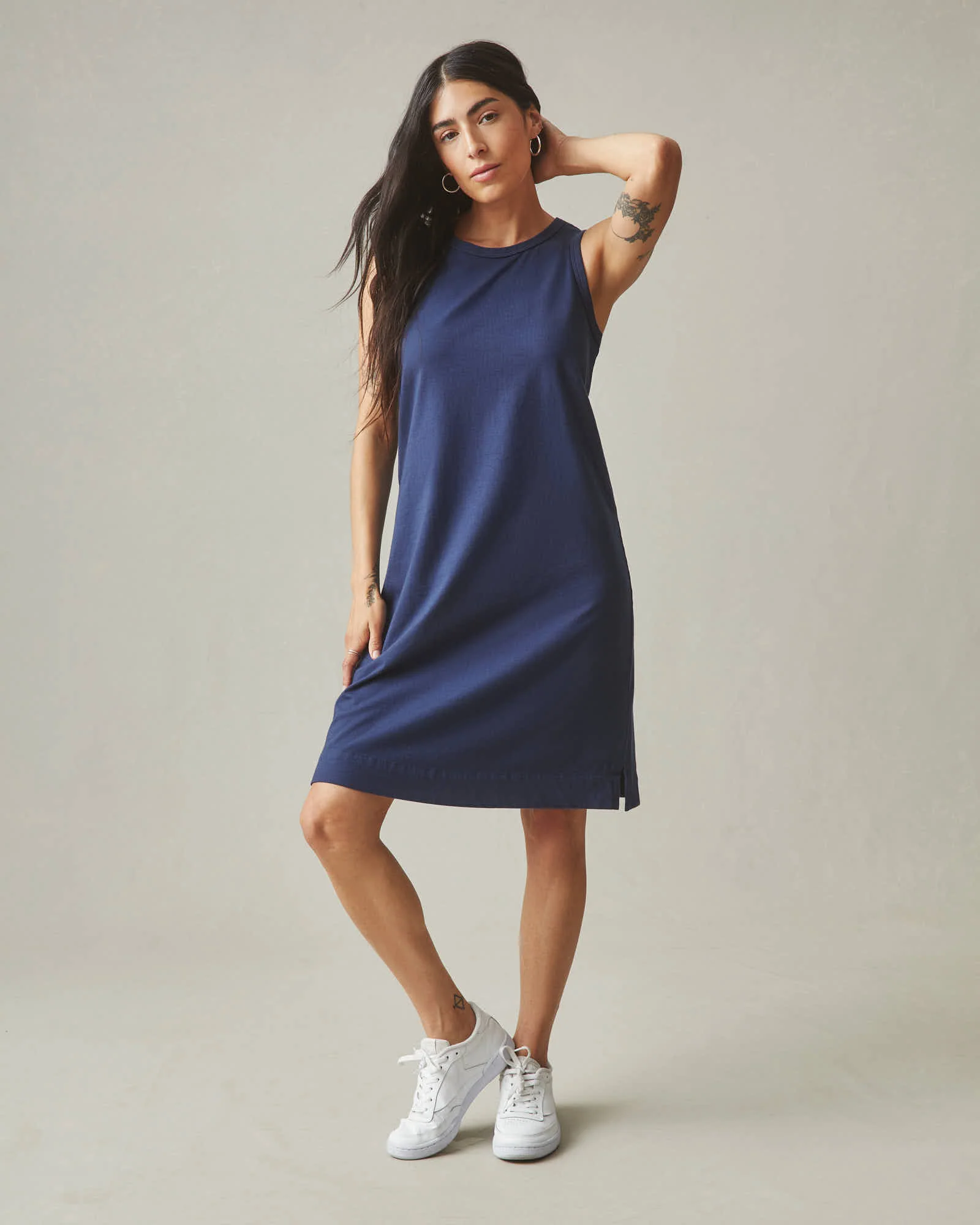 Women's Tank Dress - Varsity Blue - Image 2