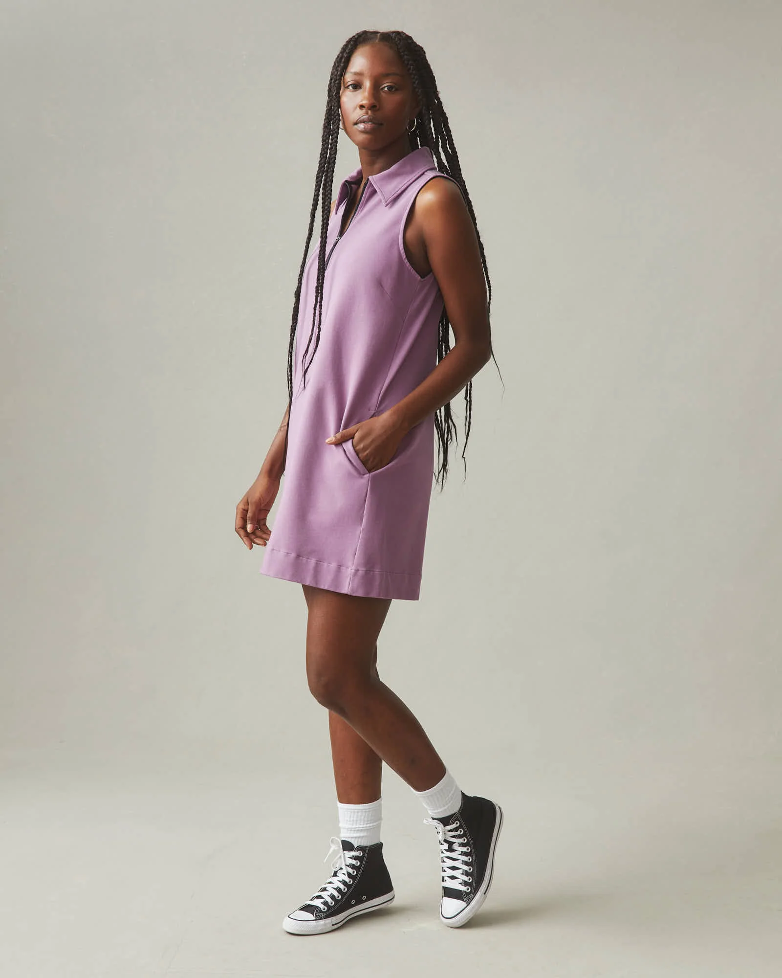 Women's Tennis Dress - Very Grape - Image 3