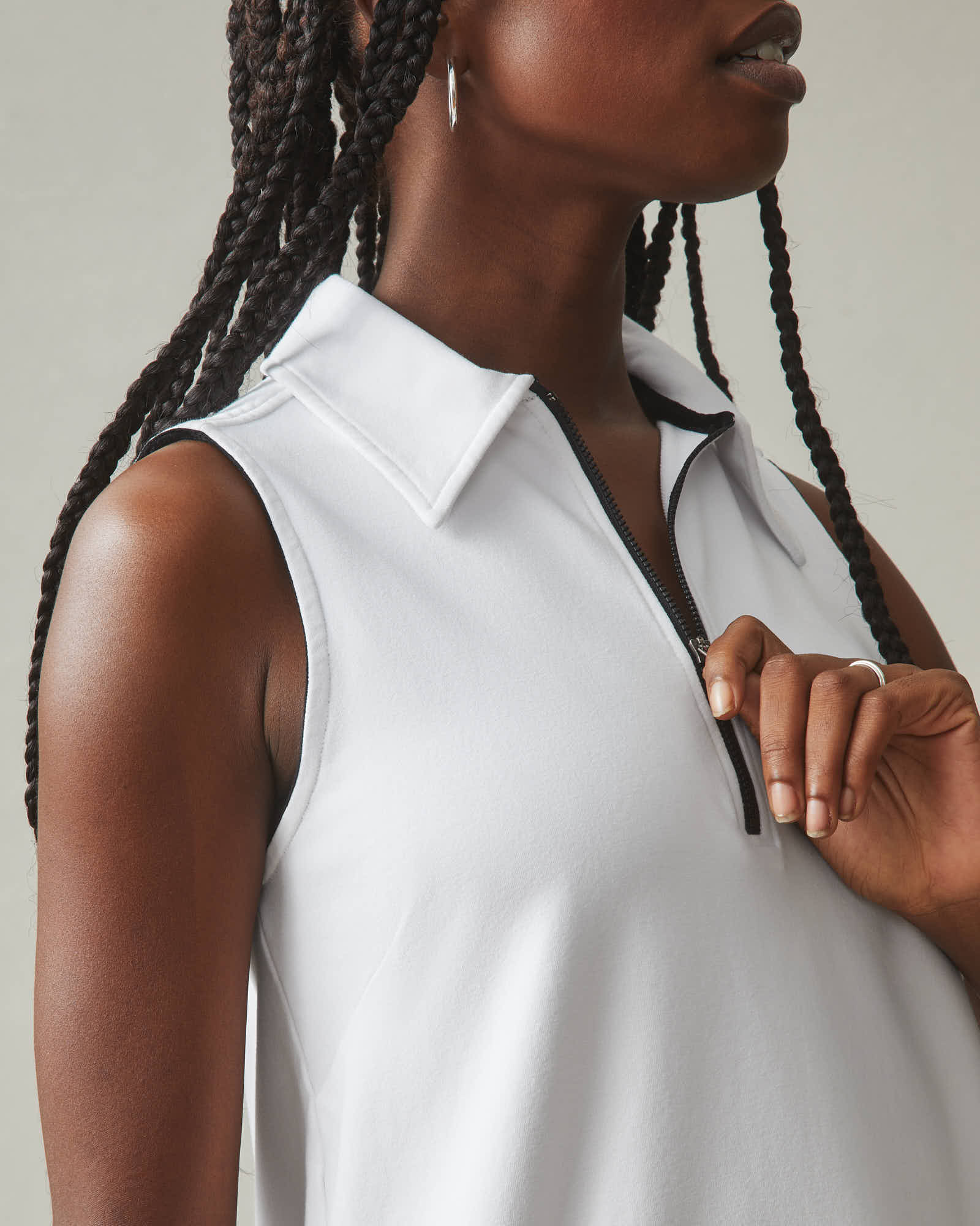 Women's Tennis Dress - White - Image 4