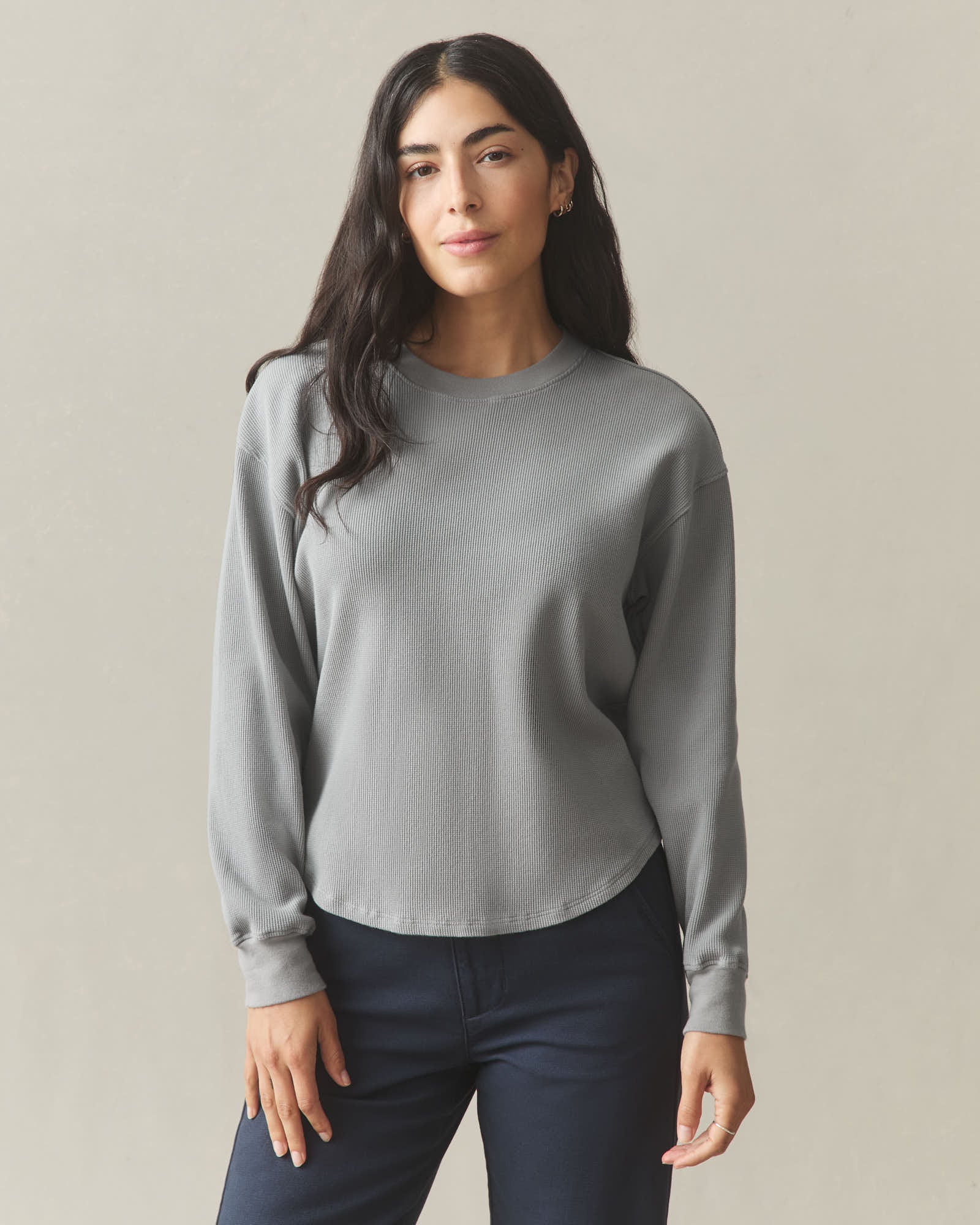 Women's Thermal Crew - Sharkskin - Image 2