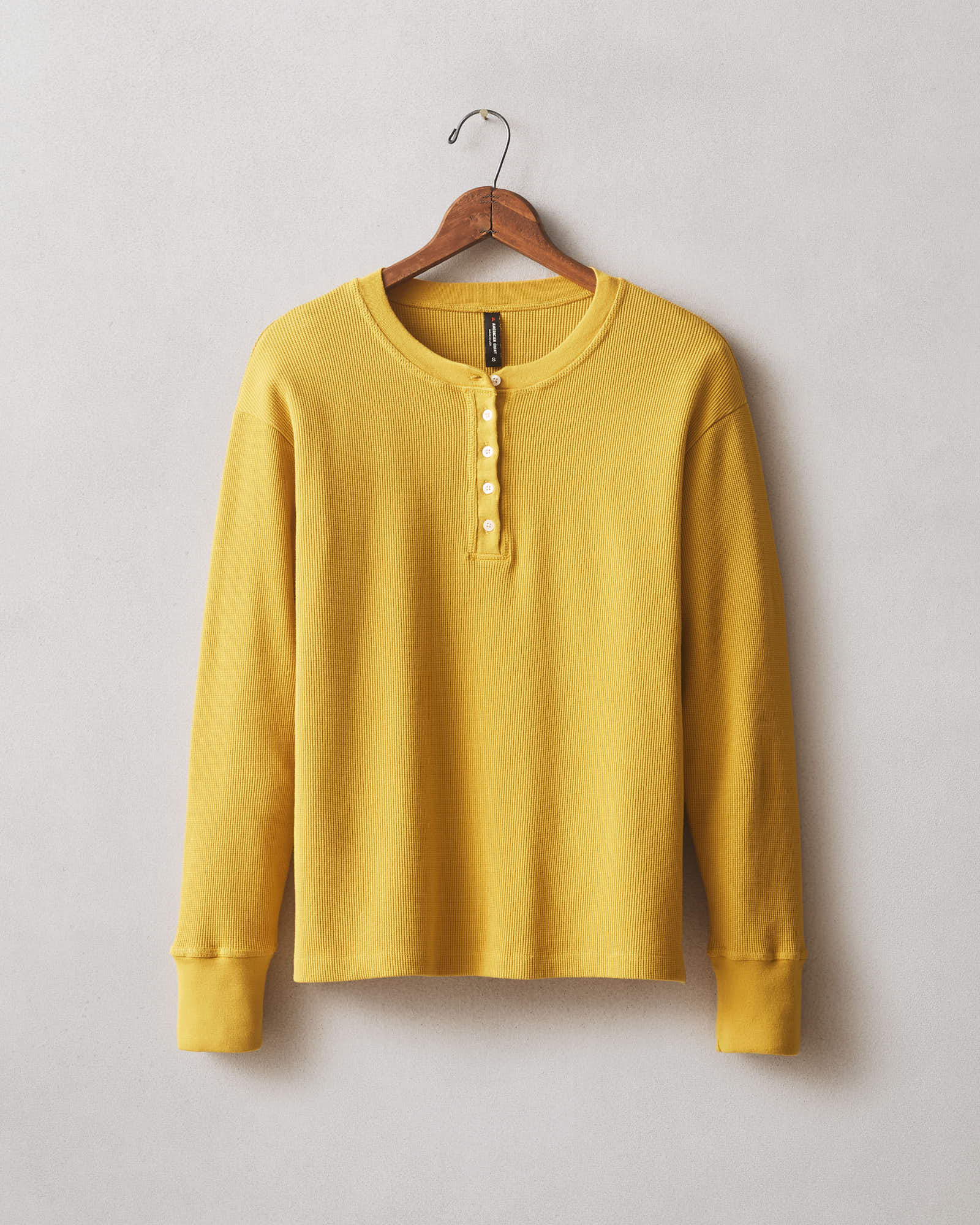 Women's Thermal Henley - Nugget Gold - Image 6