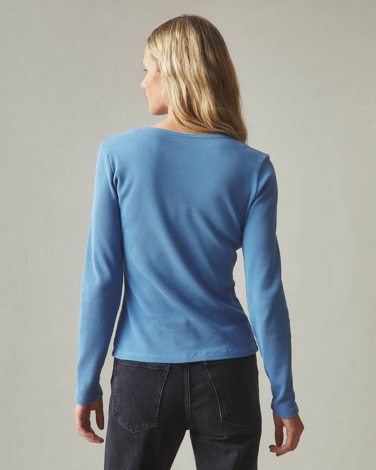 Women's Thermal Henley - Riverside - Image 3