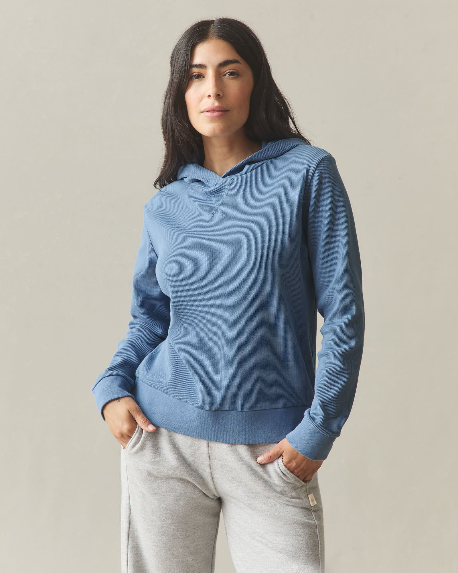 Women's Thermal Pullover - Quiet Harbor - Image 2
