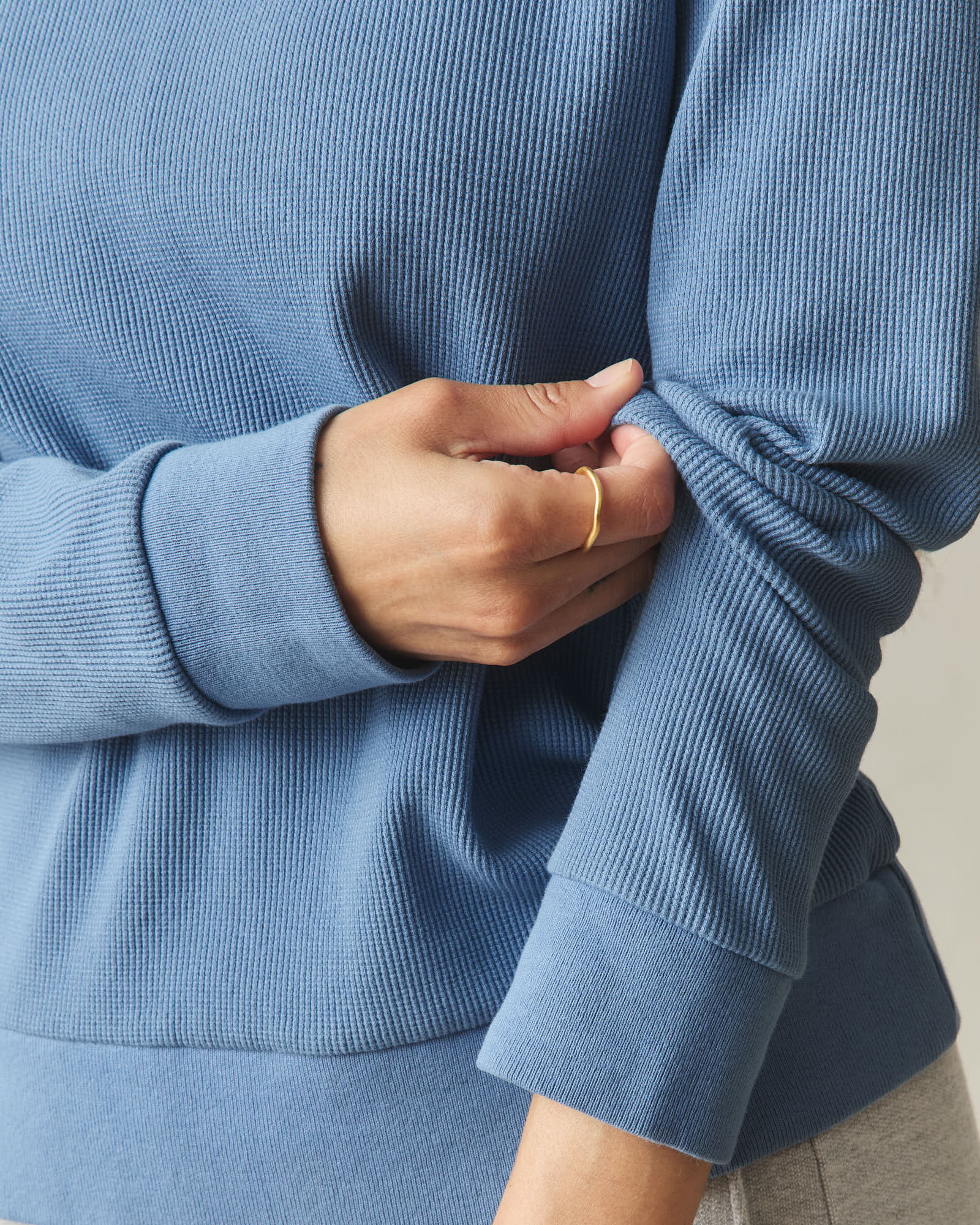 Women's Thermal Pullover - Quiet Harbor - Image 6