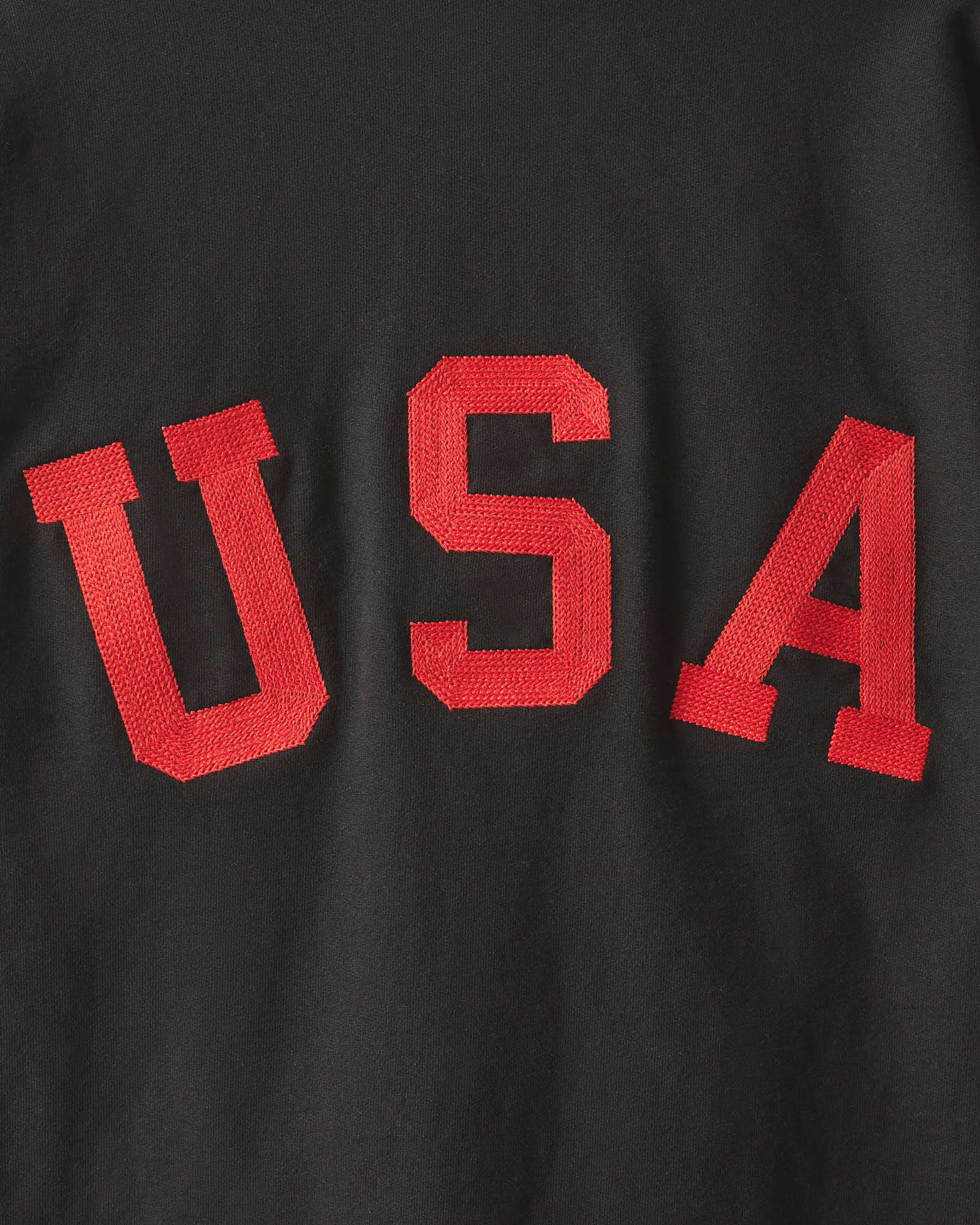 Women's Classic Full Zip USA Embroidery - Black - Image 5