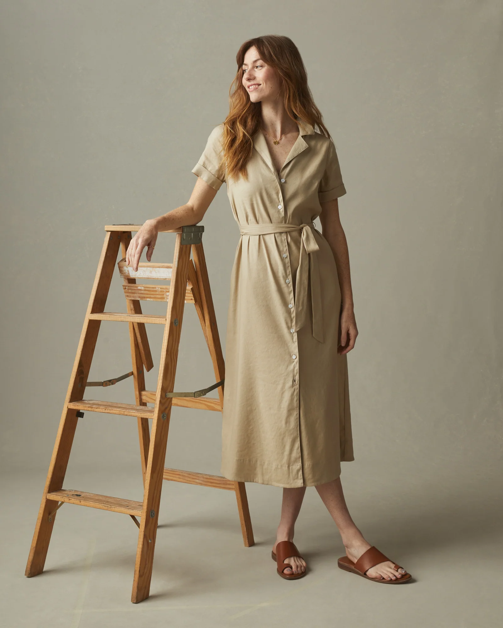 Women's Utility Dress - Fields Of Rye - Image 4