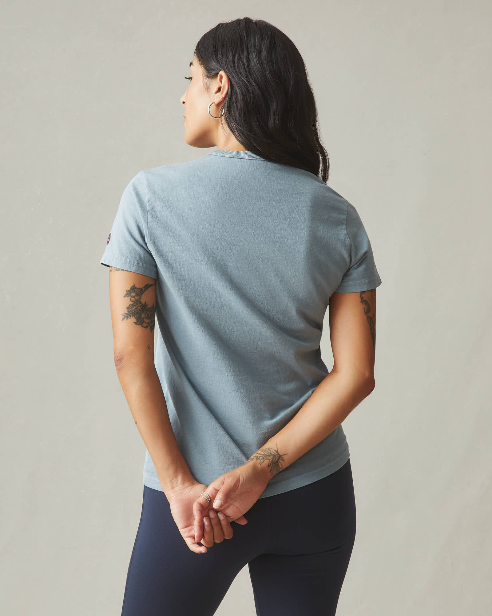 Women's Vintage Crew Tee - Washed Trooper - Image 3