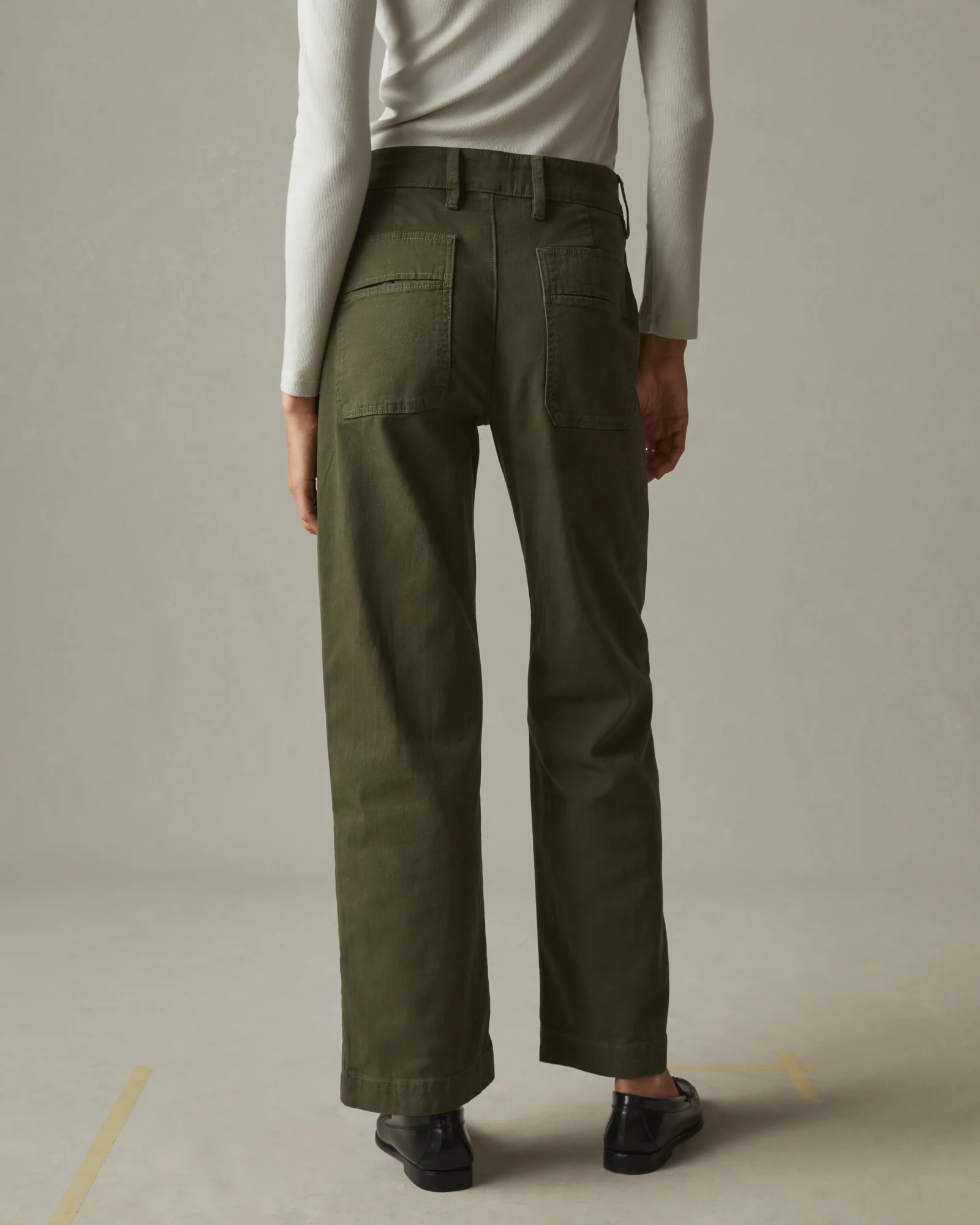 Women's Wide Leg Pant - Moss - Image 3